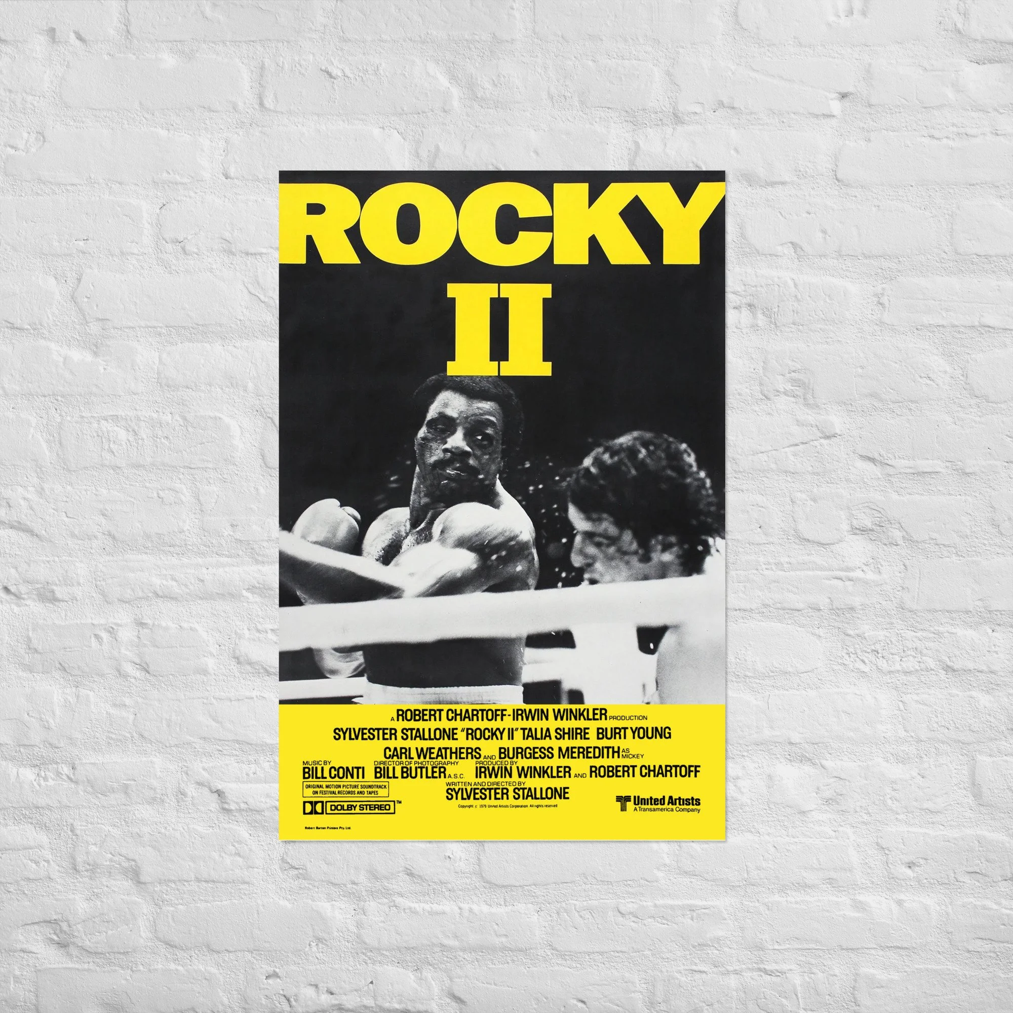 Rocky 2 (1979) Classic Movie Poster