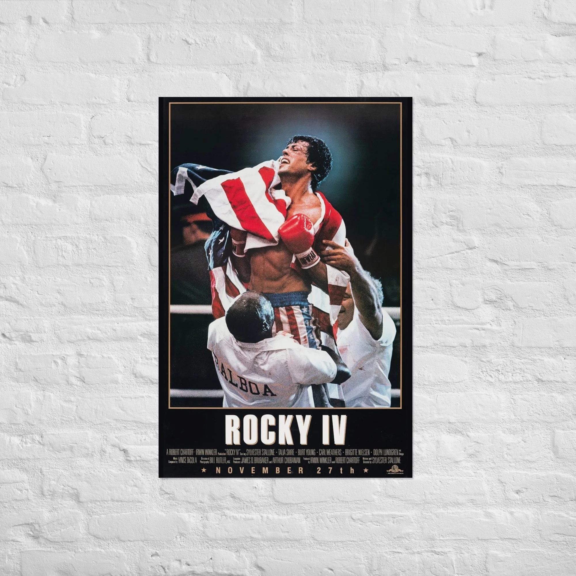 Rocky 4 (1985) Classic Movie Poster