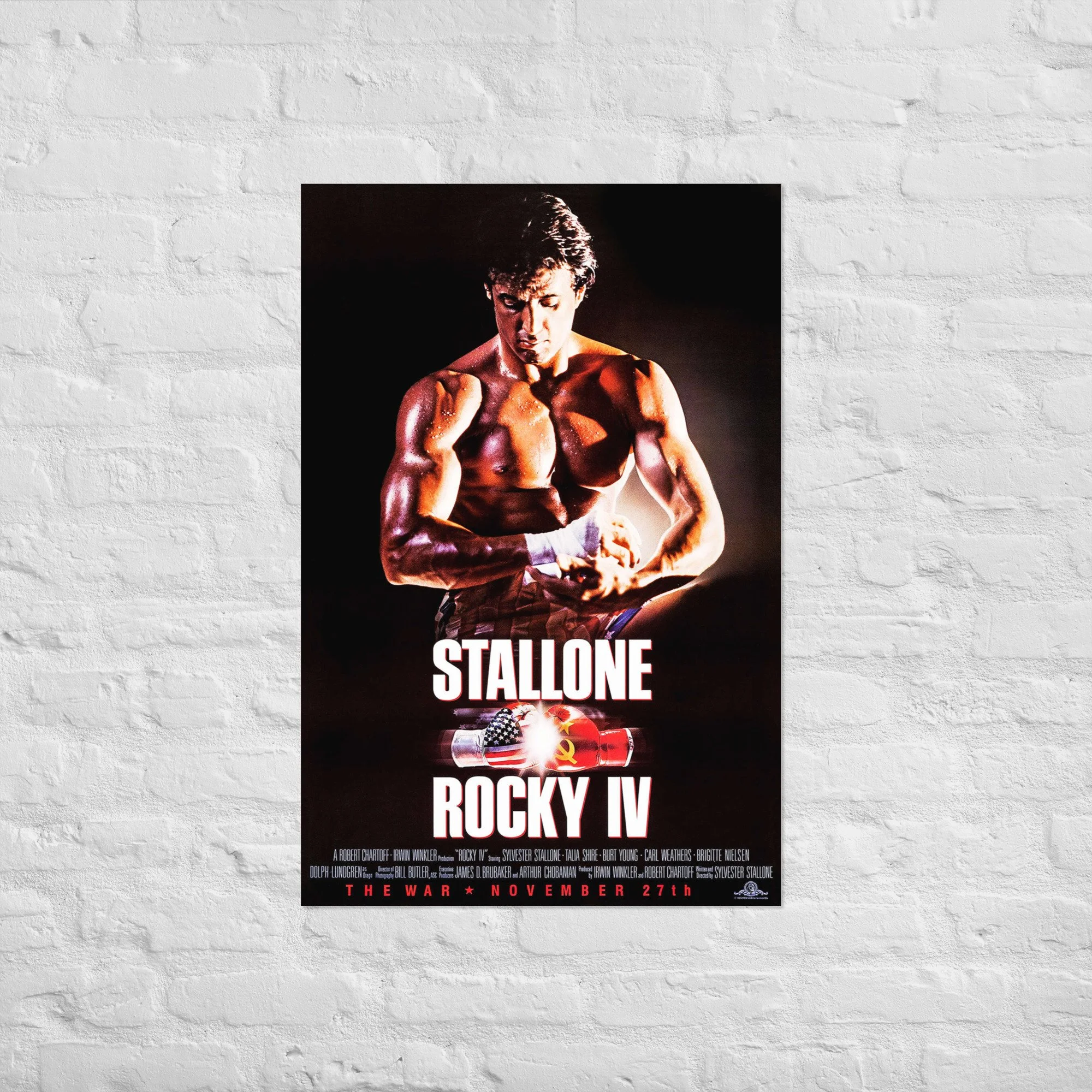 Rocky 4 (1985) Theatrical Movie Poster