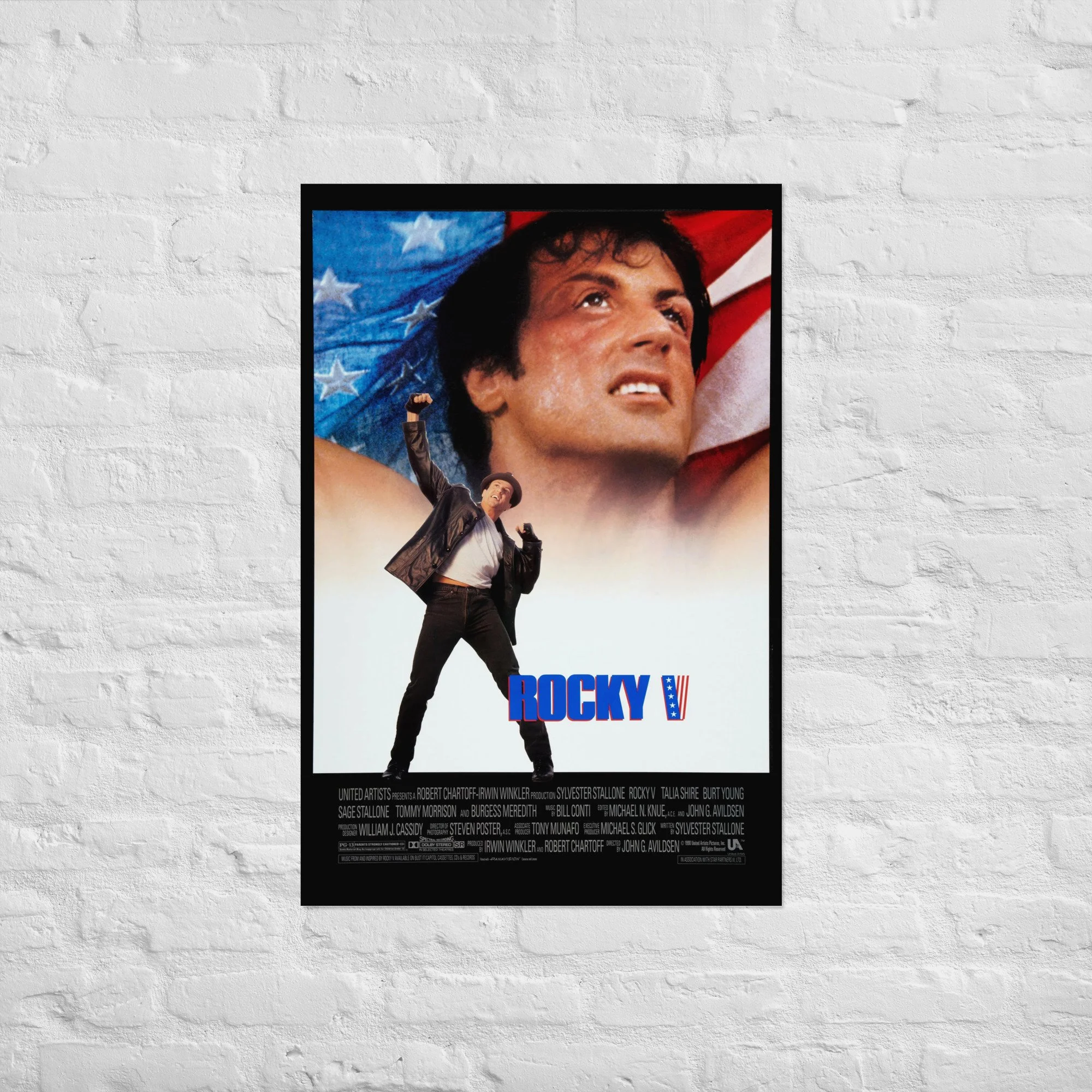 Rocky 5 (1990) Classic Movie Poster
