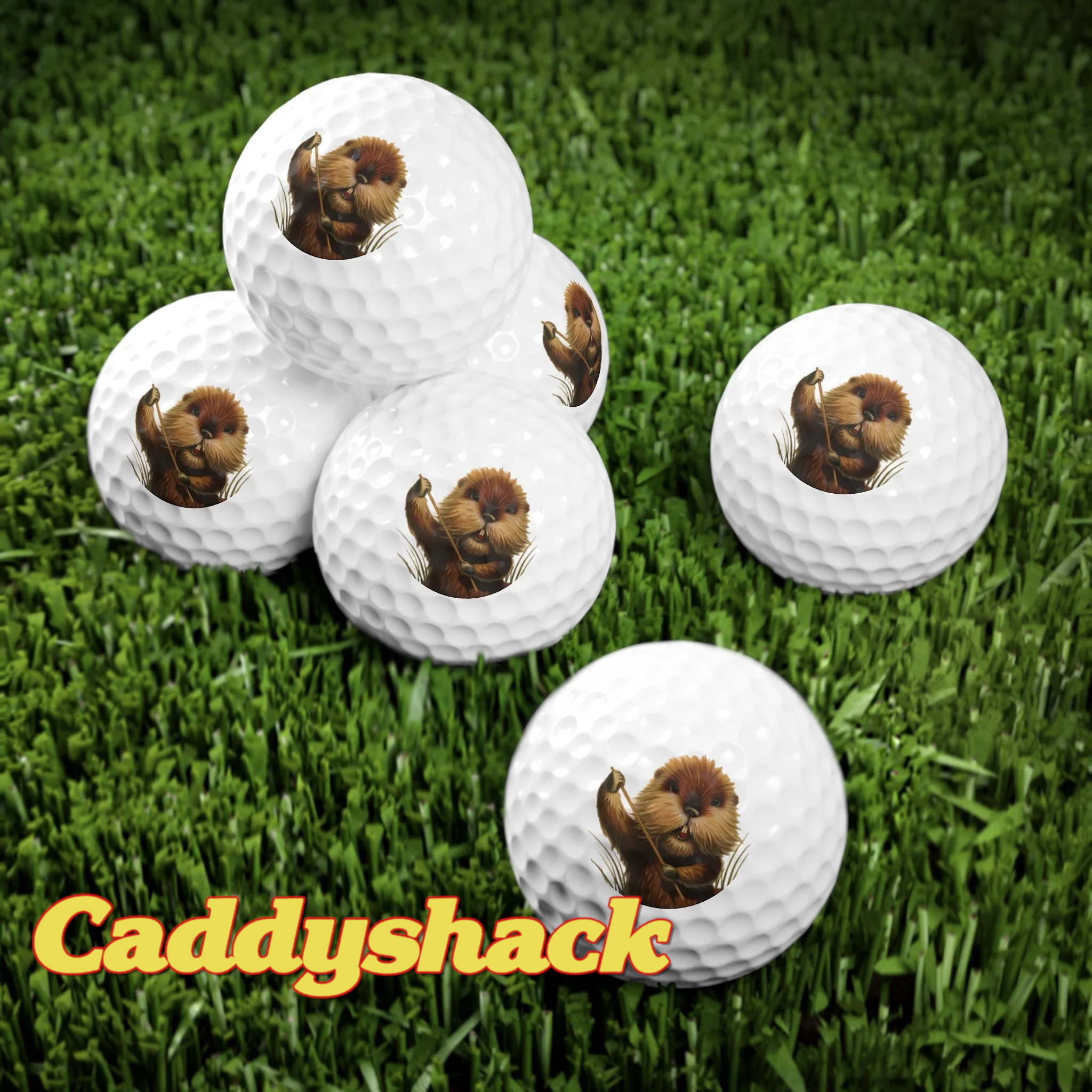 Caddyshack Gopher Golf Balls, 6pcs
