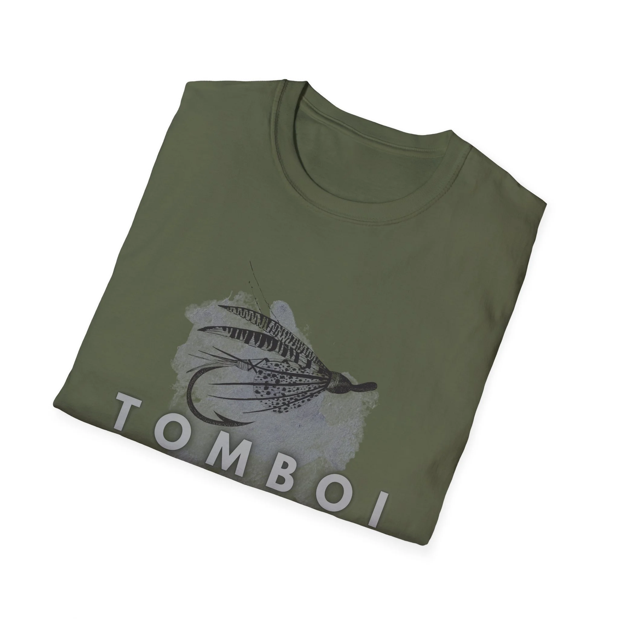Tomboi Fishing Lure Graphic T-Shirt — Vintage-Inspired Casual Tee