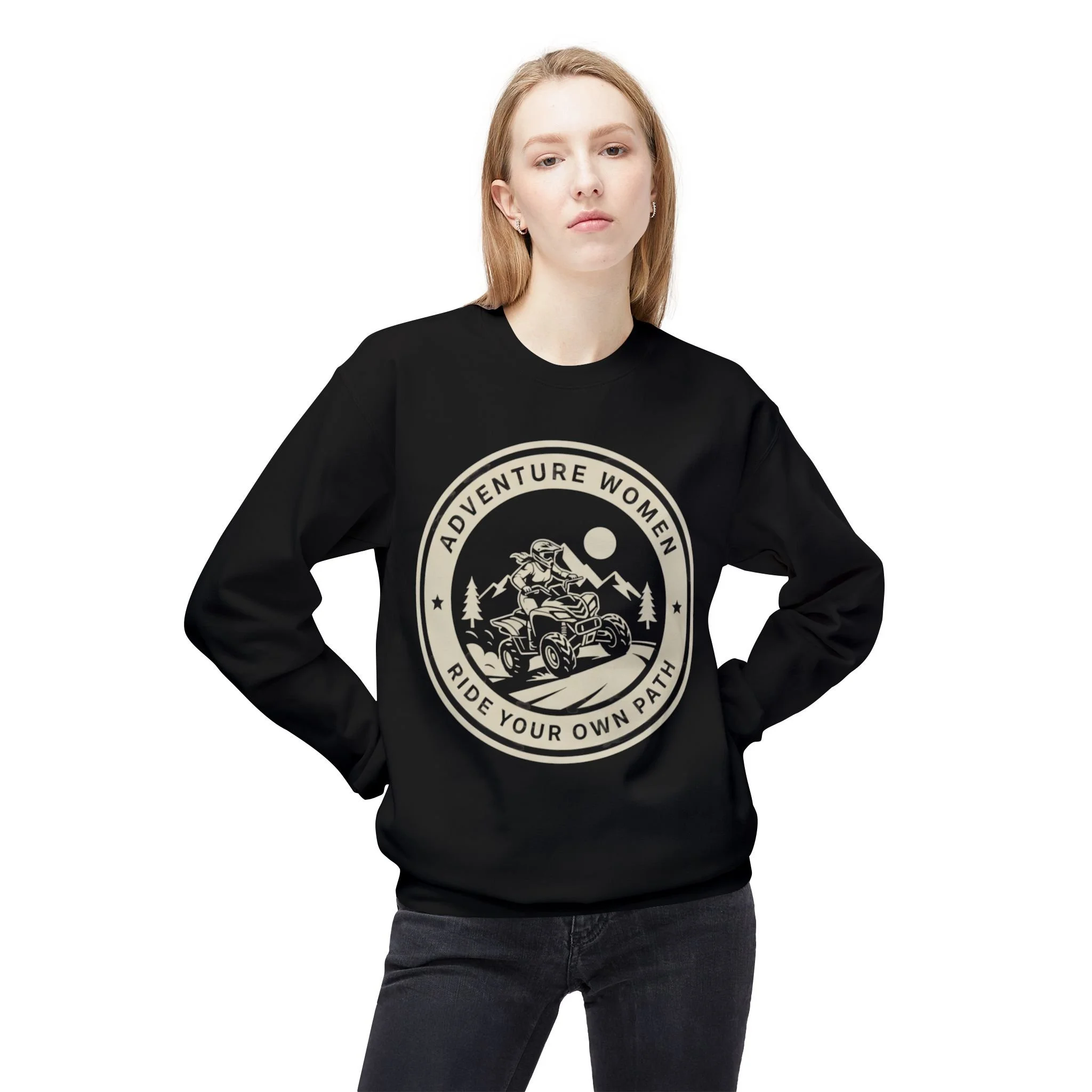 Adventure Women Crewneck Sweatshirt — 