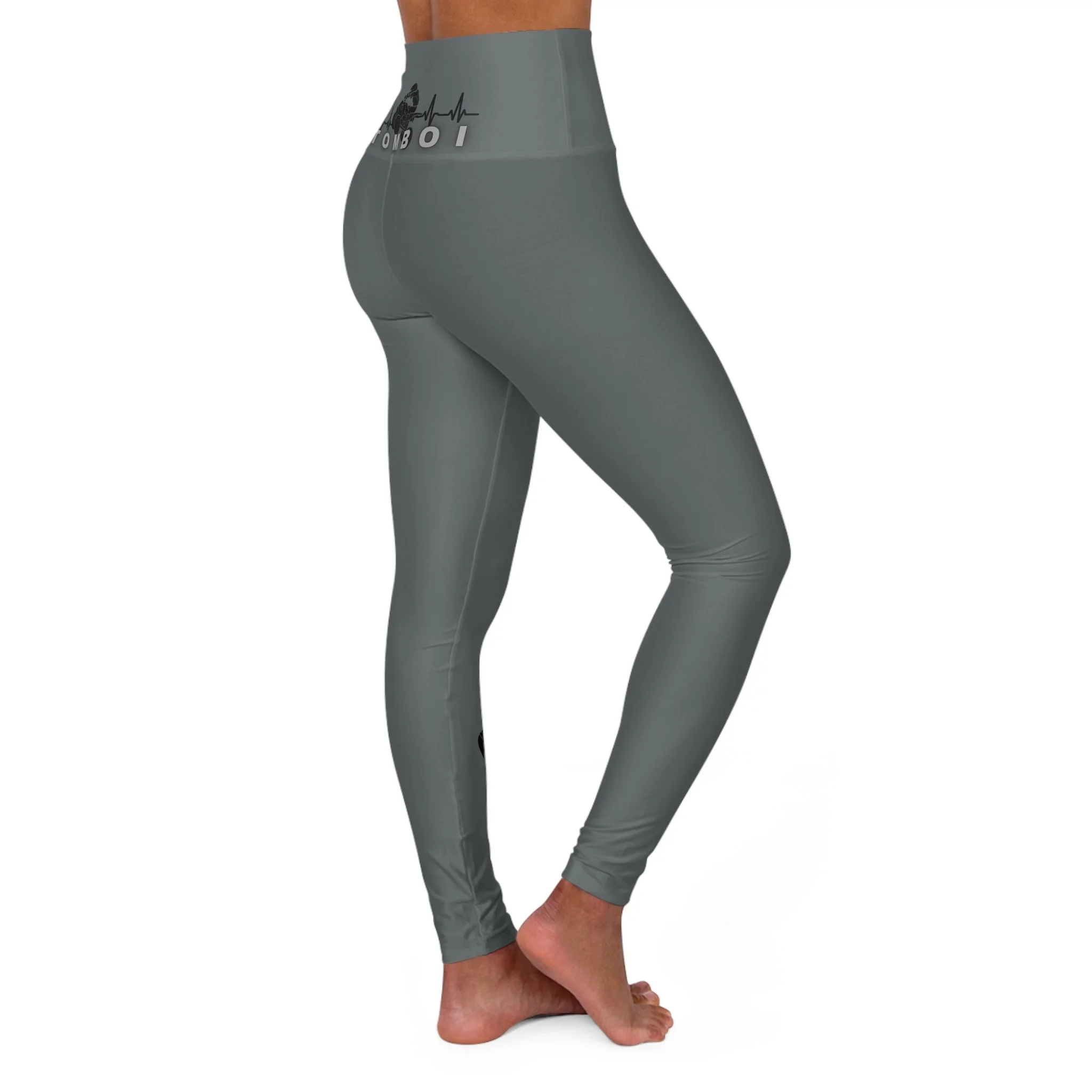 High-Waisted ATV Heartbeat Leggings | Rugged Off-Road Yoga Pants for Women