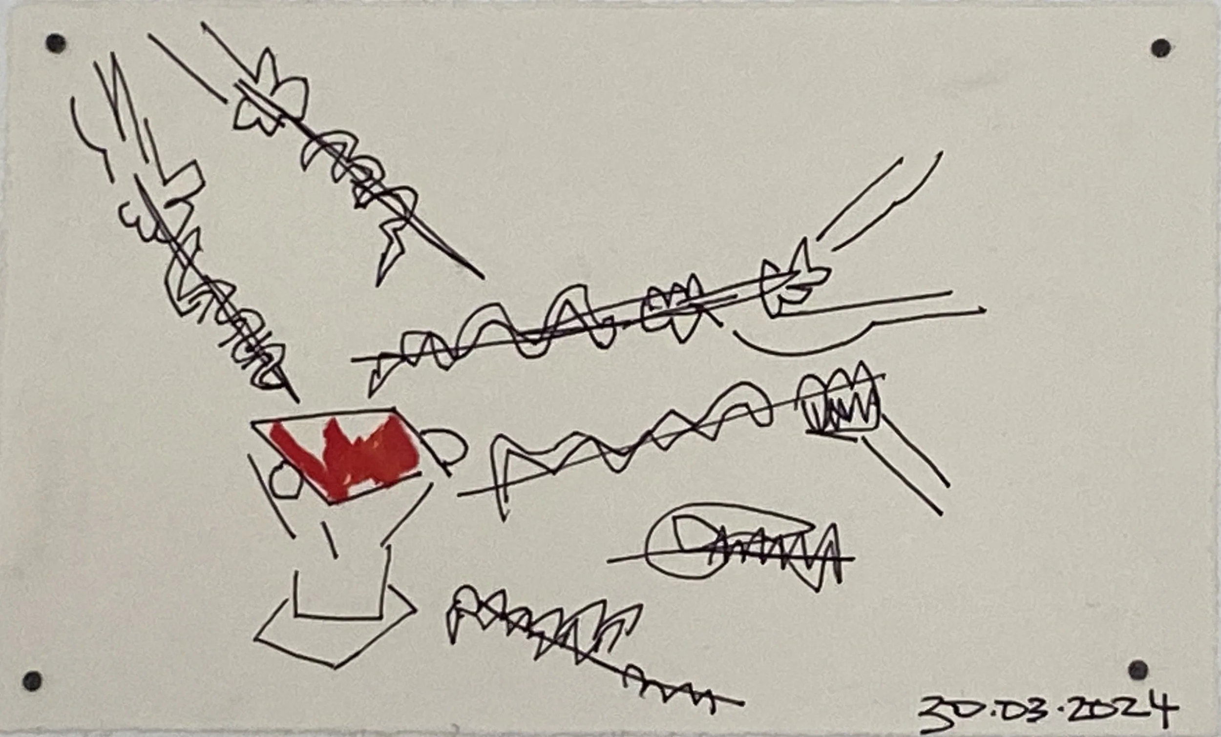 Yemuadeɛ toto ( Grilling intestines )
19.9 x. 11.3 cm 
2024