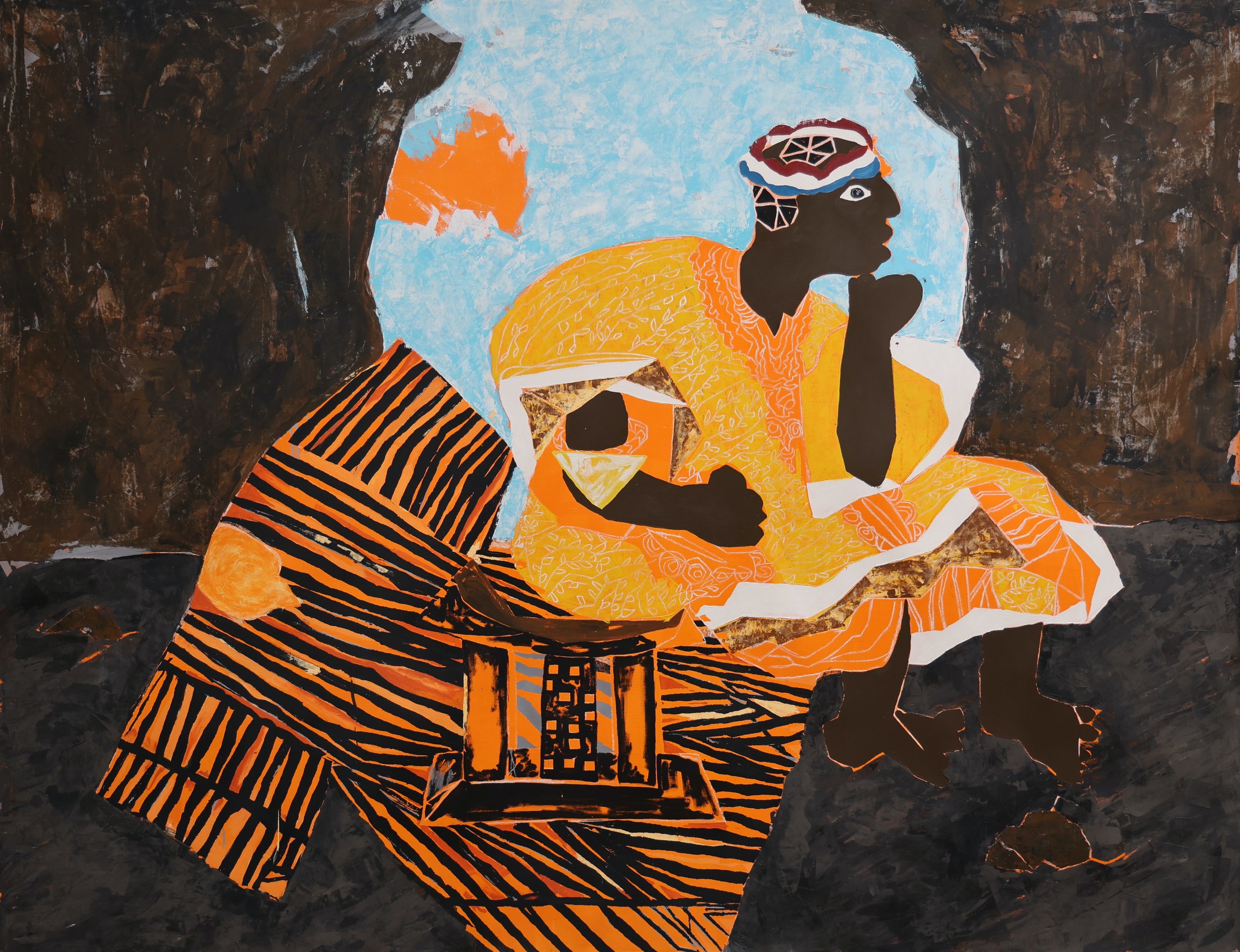 Nana Mensa Sukɔnoma
200 x 160 cm 2026