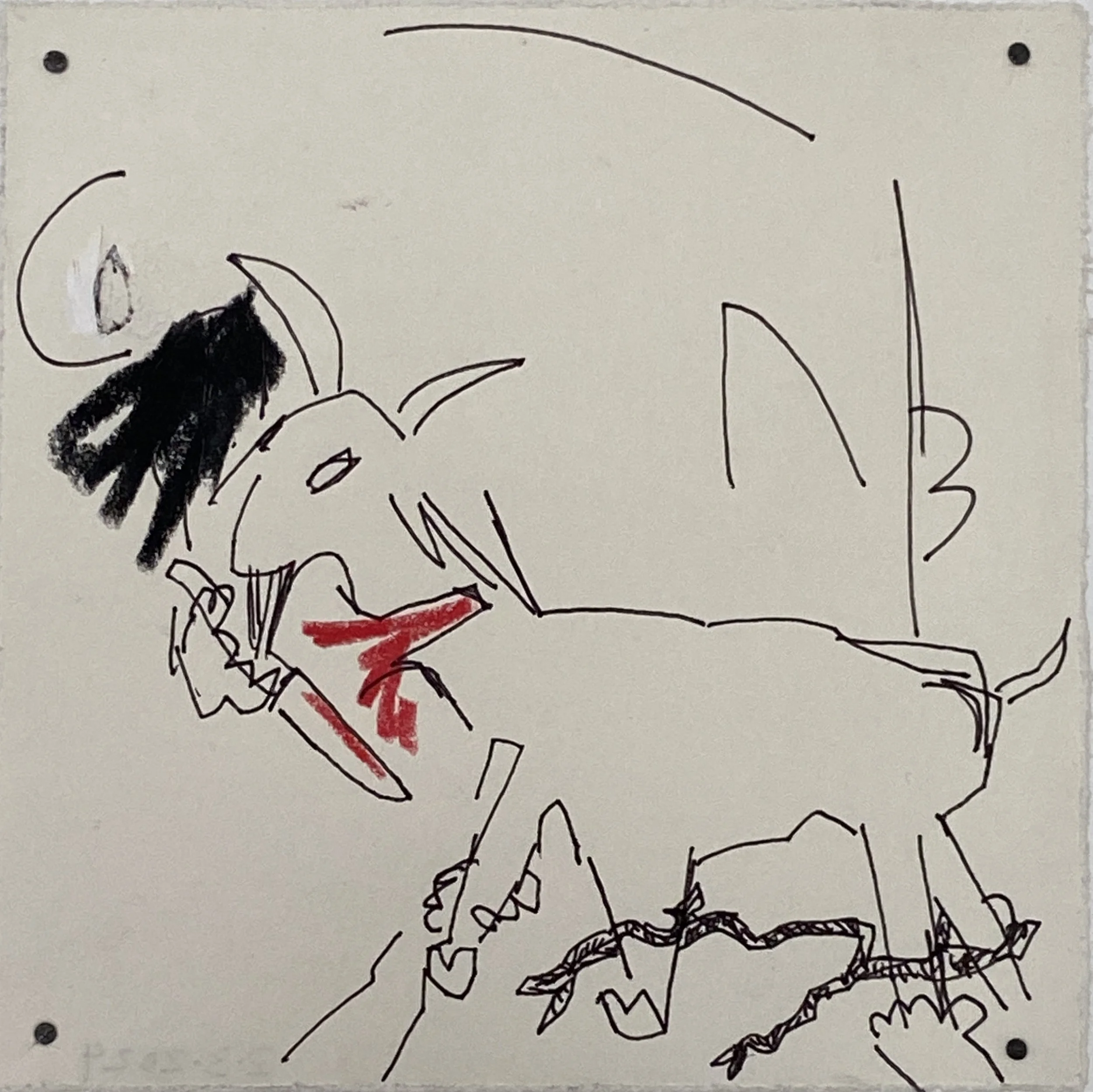 Apɔnkye Kum ( Killing Goat)
15 x 15 cm
2024