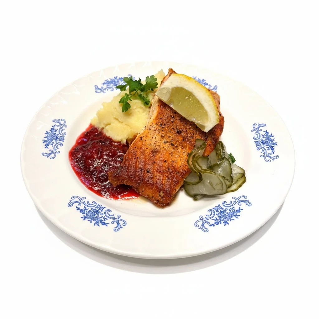 Lohileike ja perunamuusi