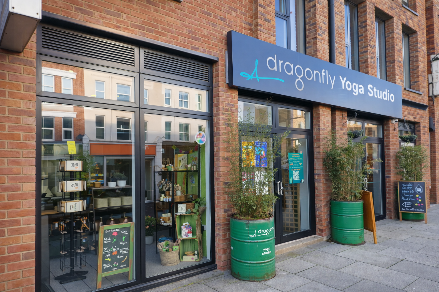 Photograph of Dragonfly Yoga Studios Main Entrance