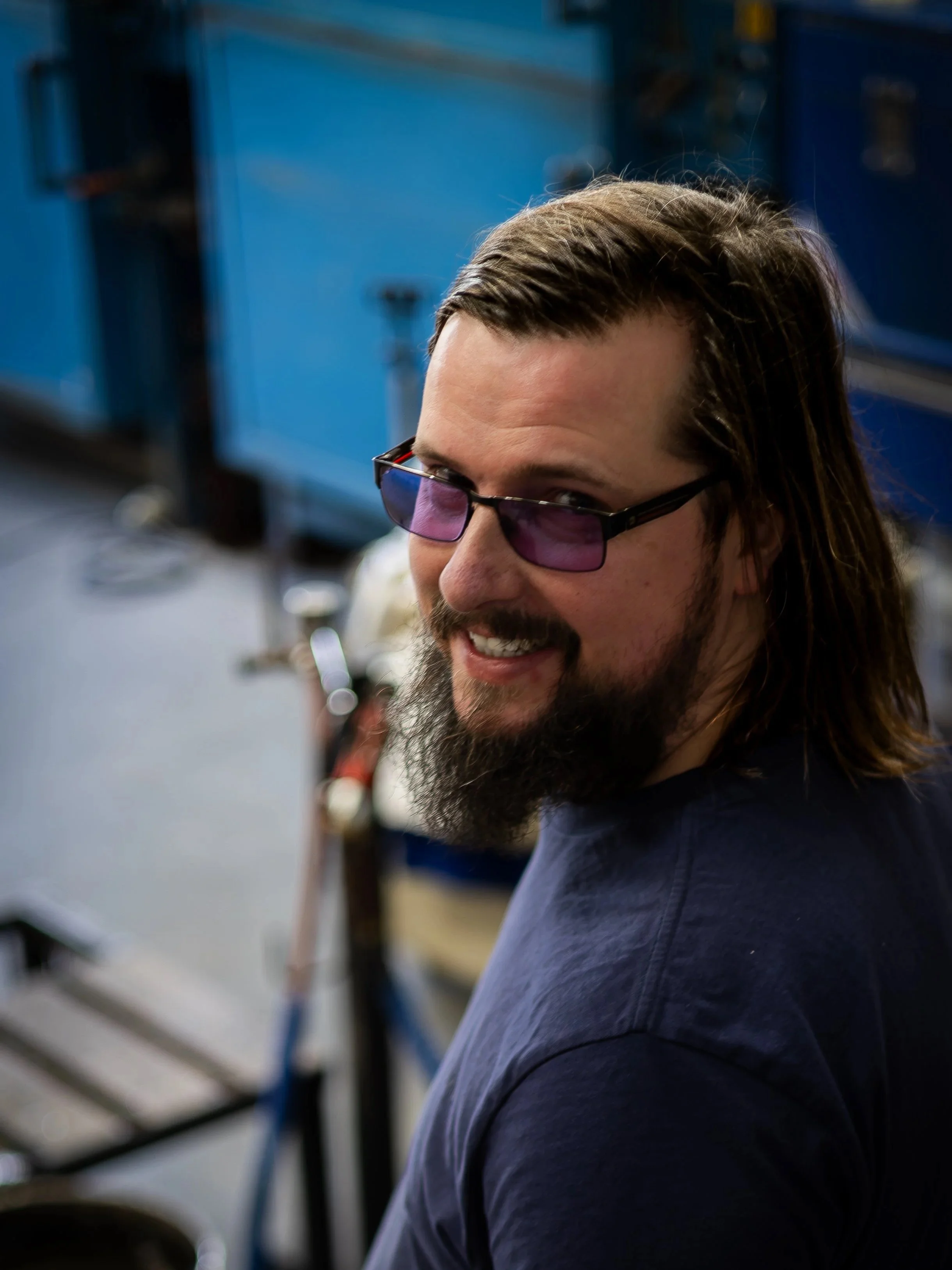 James Devereux - Globally recognised Glass artist Co - Owner Devereux & Huskie Studios