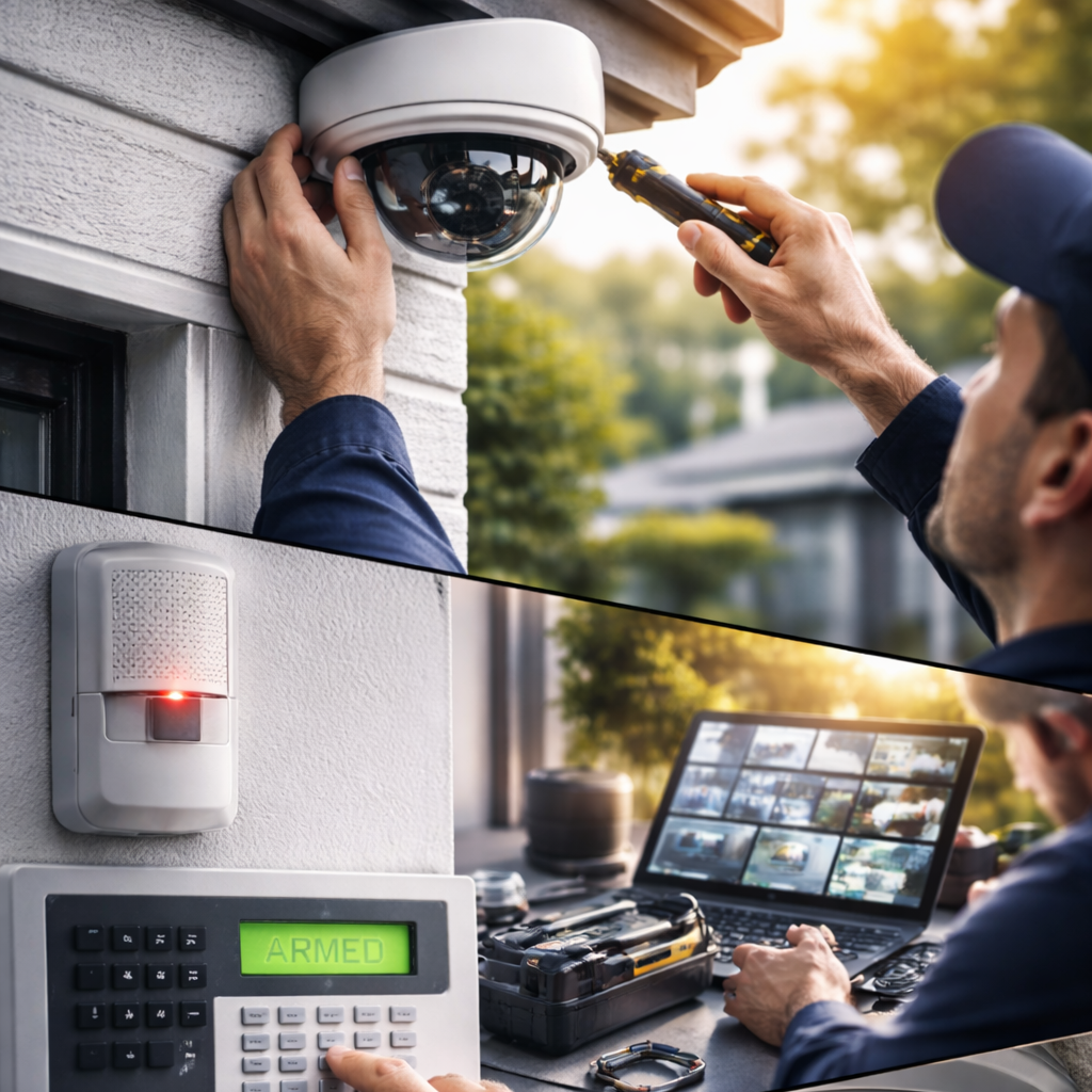 Riasztó- és kamerarendszerek telepítése
Modern riasztó- és videomegfigyelő rendszerek tervezése, telepítése és karbantartása. Megbízható technológiai megoldások lakossági és üzleti környezetben egyaránt, folyamatos felügyelet és visszatartó erő.