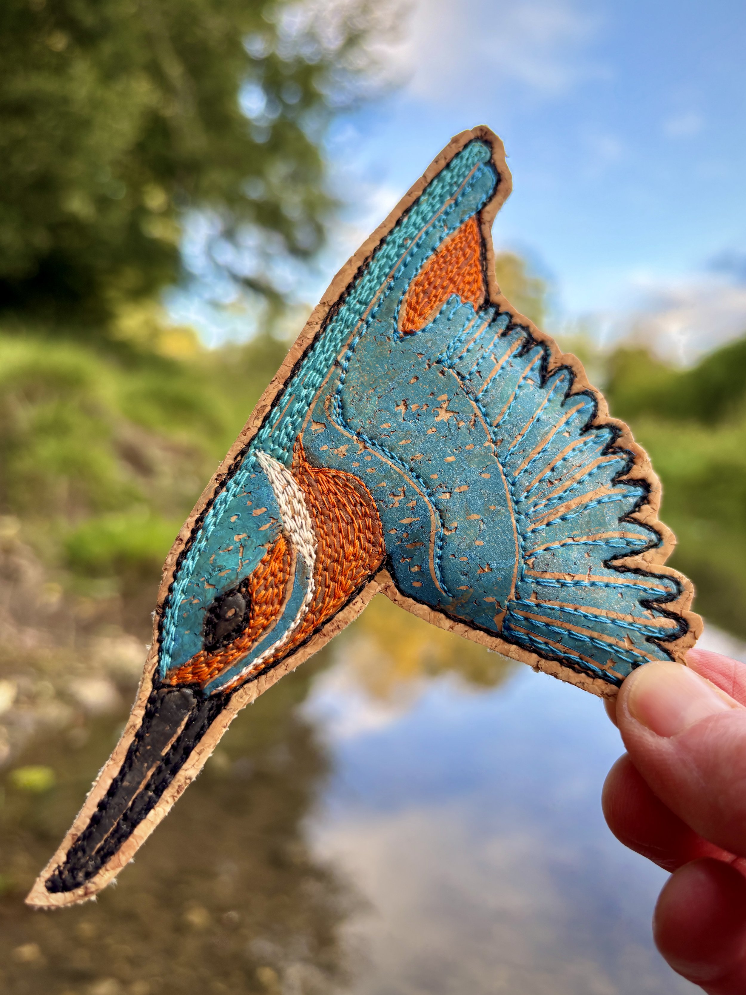 The Diving Kingfisher Brooch