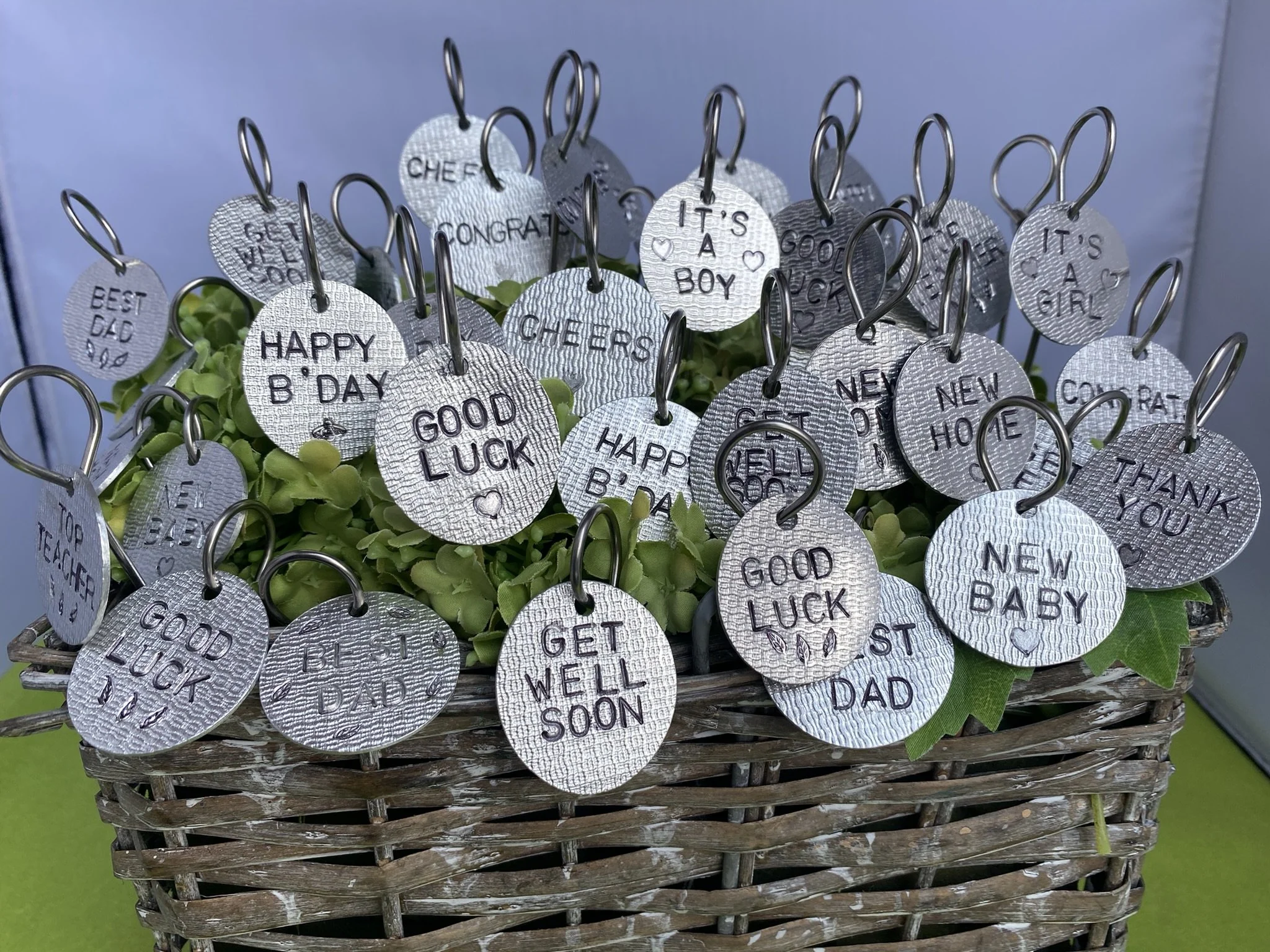 Plant Markers/ Cake Toppers - Hand Stamped