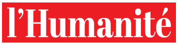 Logo de l'hebdomadaire français l'Humanité en rouge et blanc