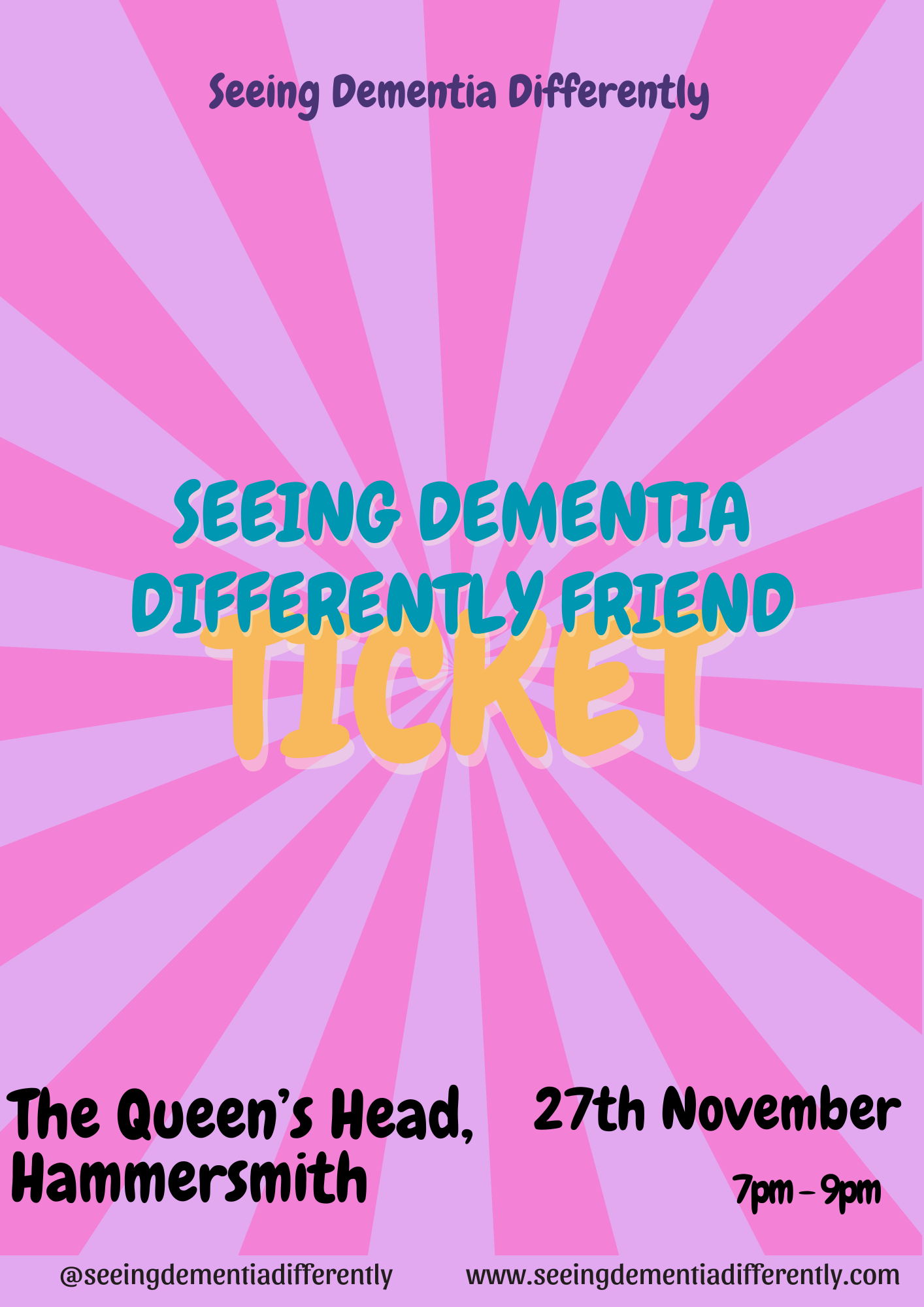 Friends of SDD Ticket - November Meet Up