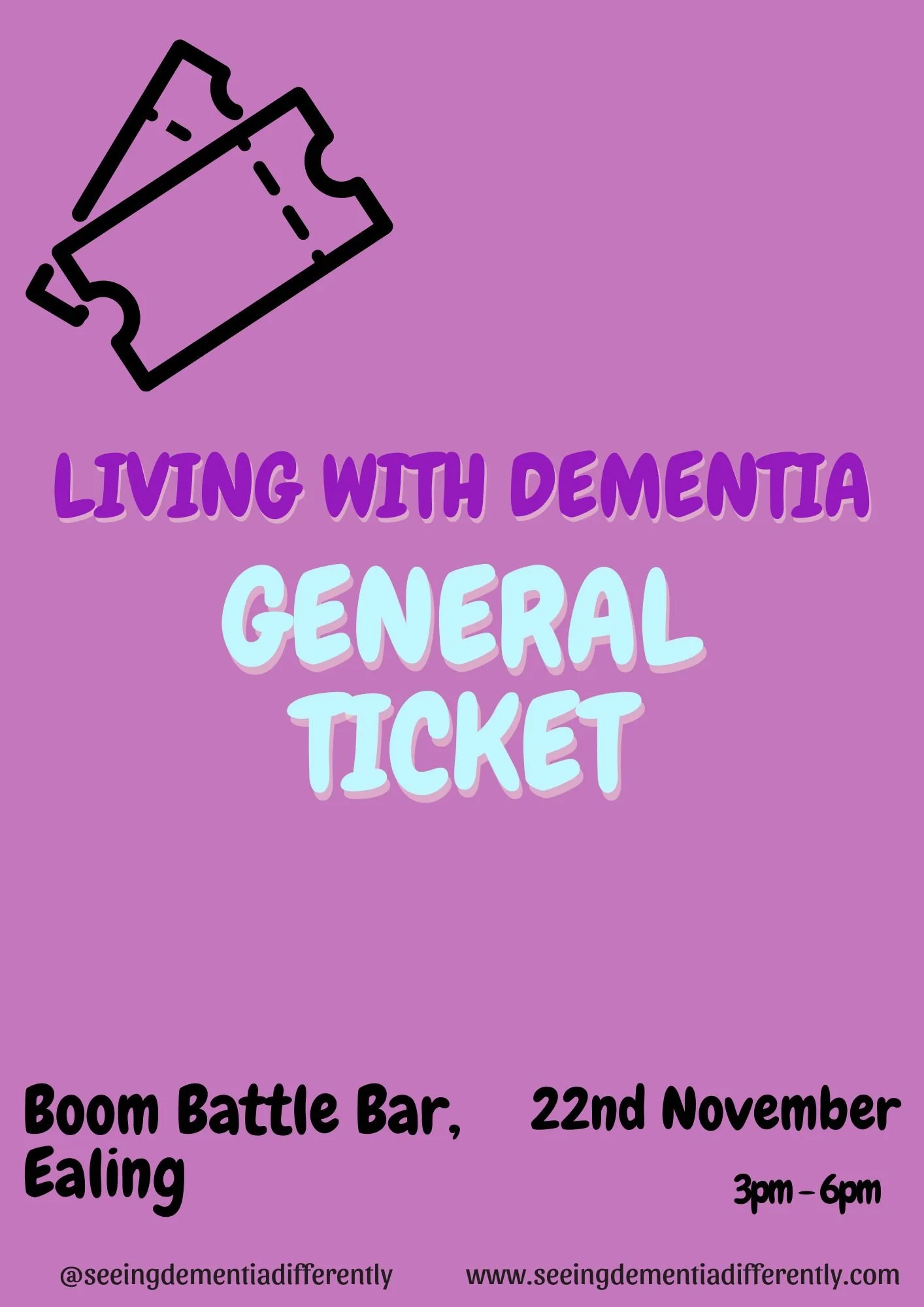 Living with Dementia General Admission Ticket - Winter Social