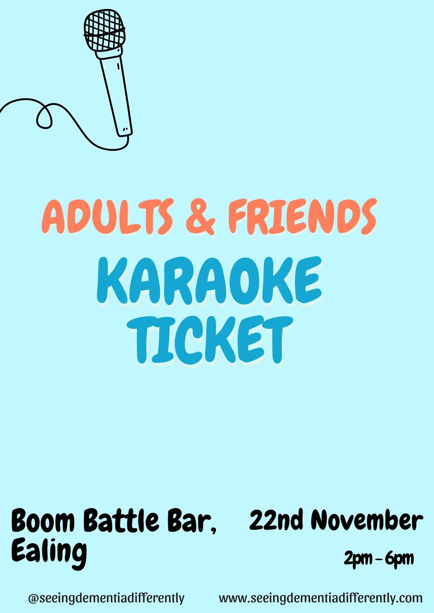 Adults/ Friends Karaoke Ticket - Winter Social