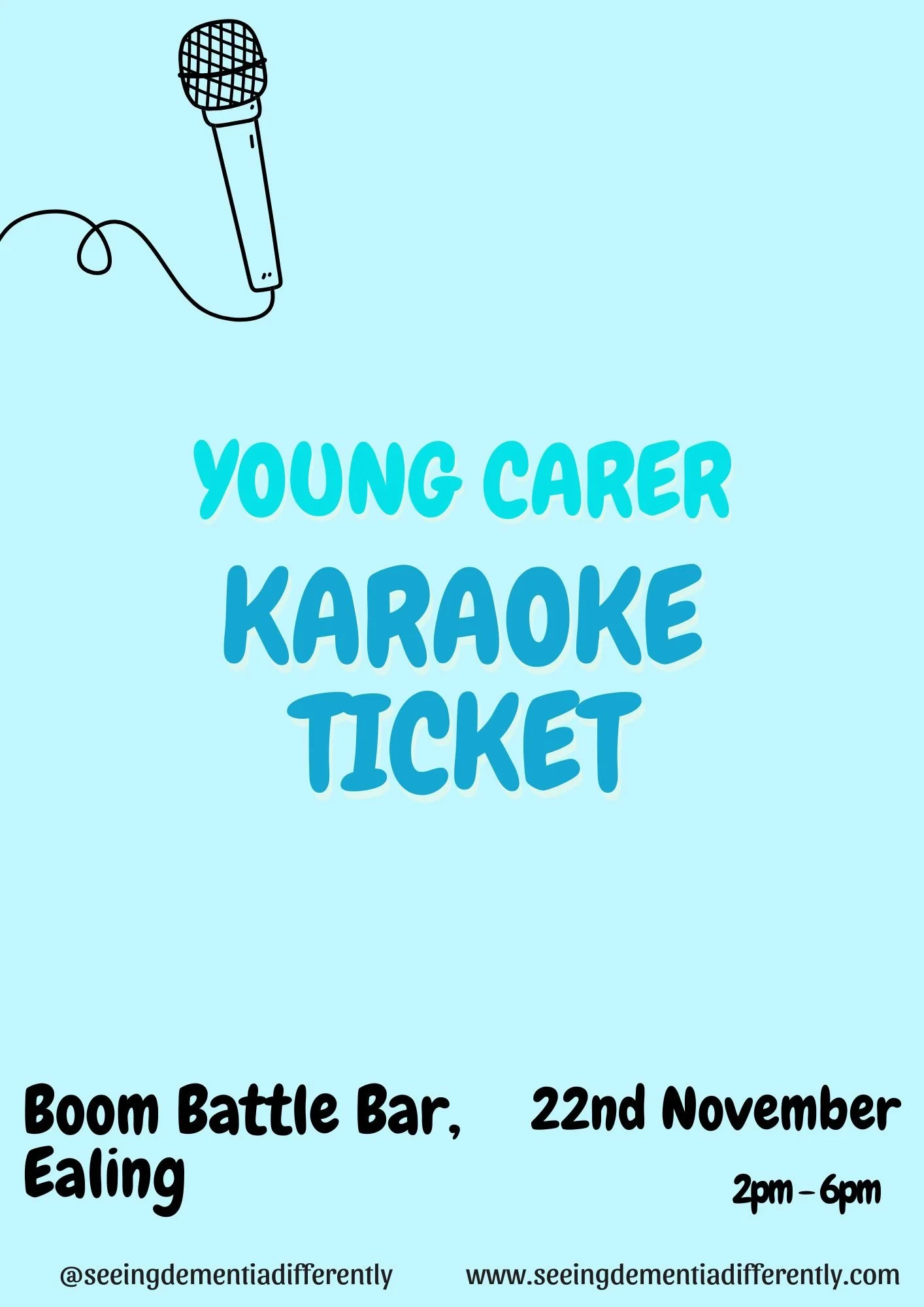 Young Carers Karaoke Ticket - Winter Social
