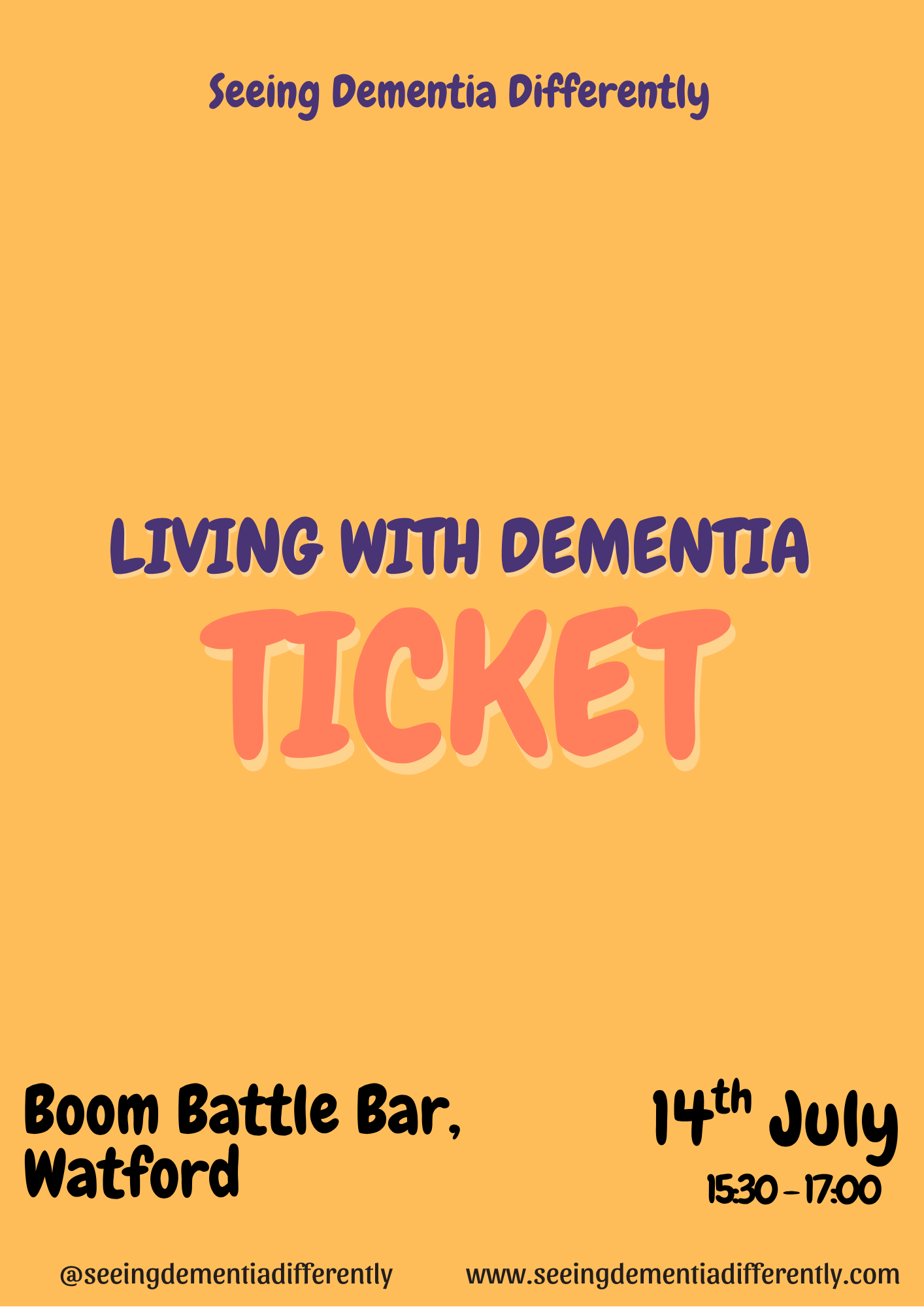 Young Carers Karaoke - Living with Dementia Ticket