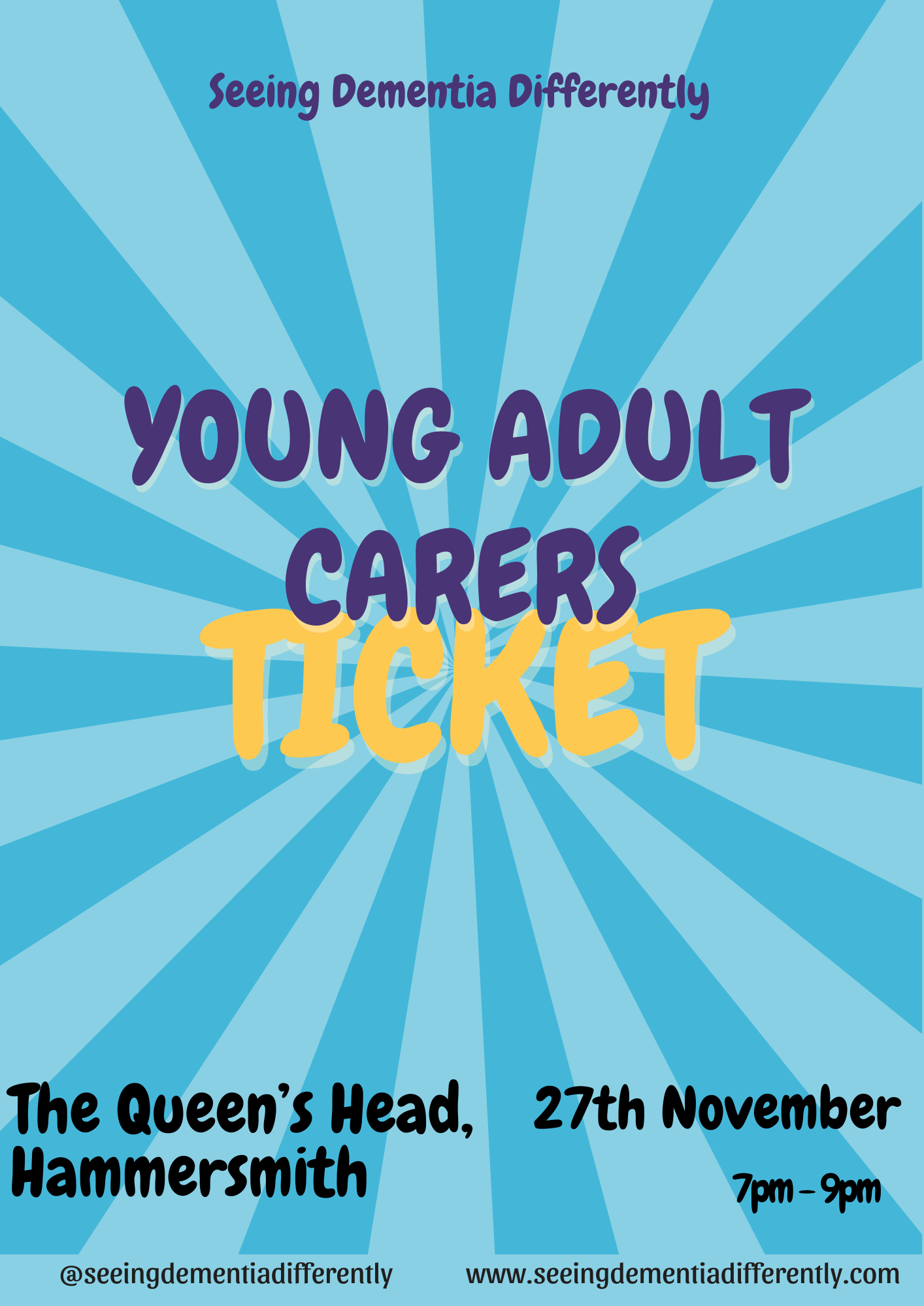 Young Adult Carers Ticket - November Meet Up