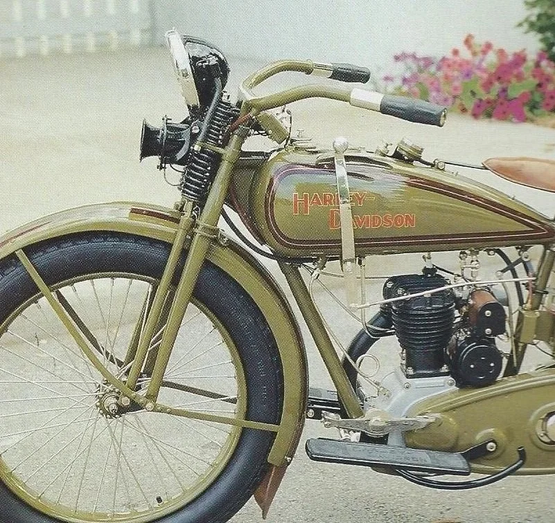 Remy horn on a Harley motorcycle.