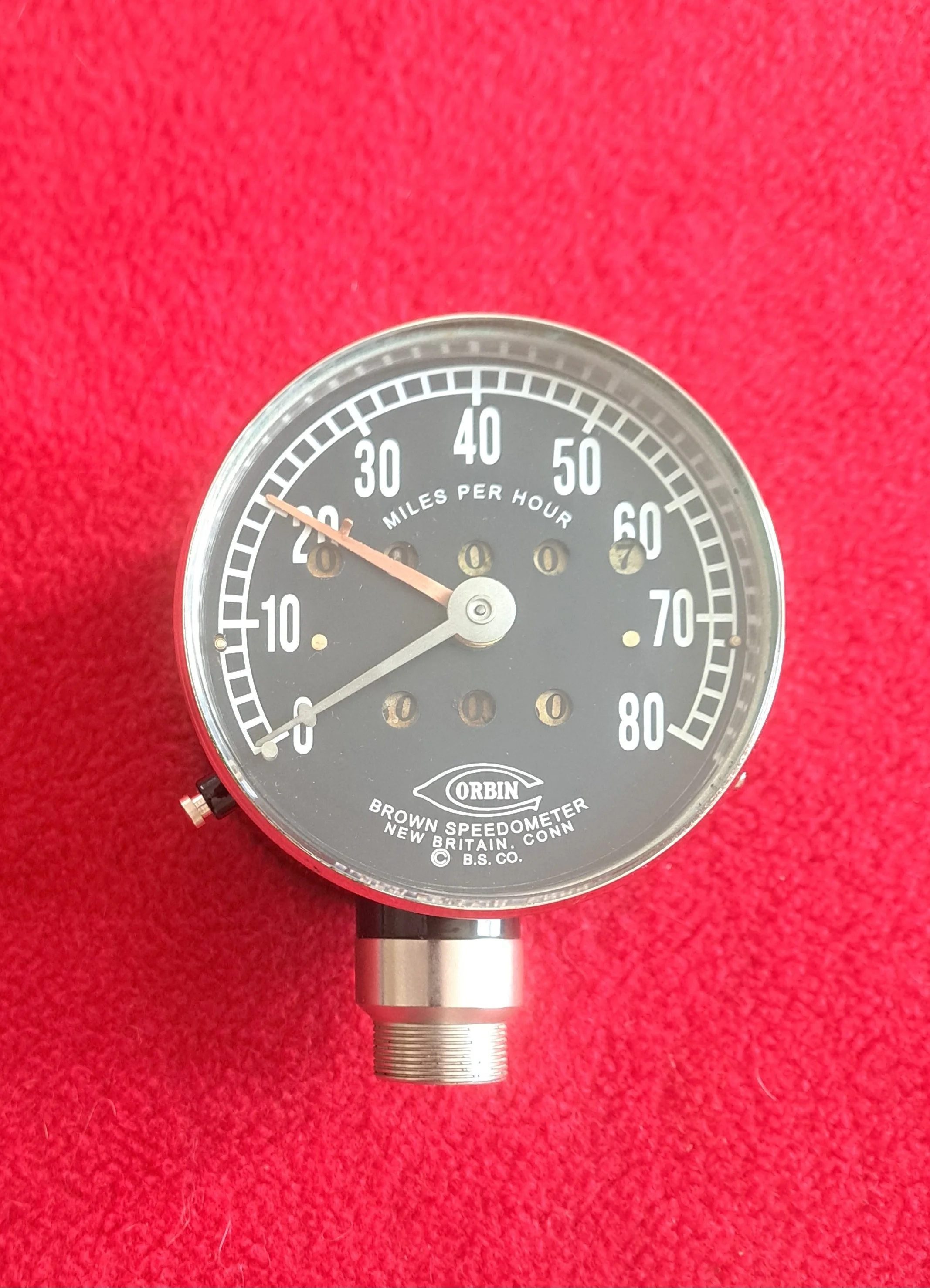 80 MPH Corbin Speedometer