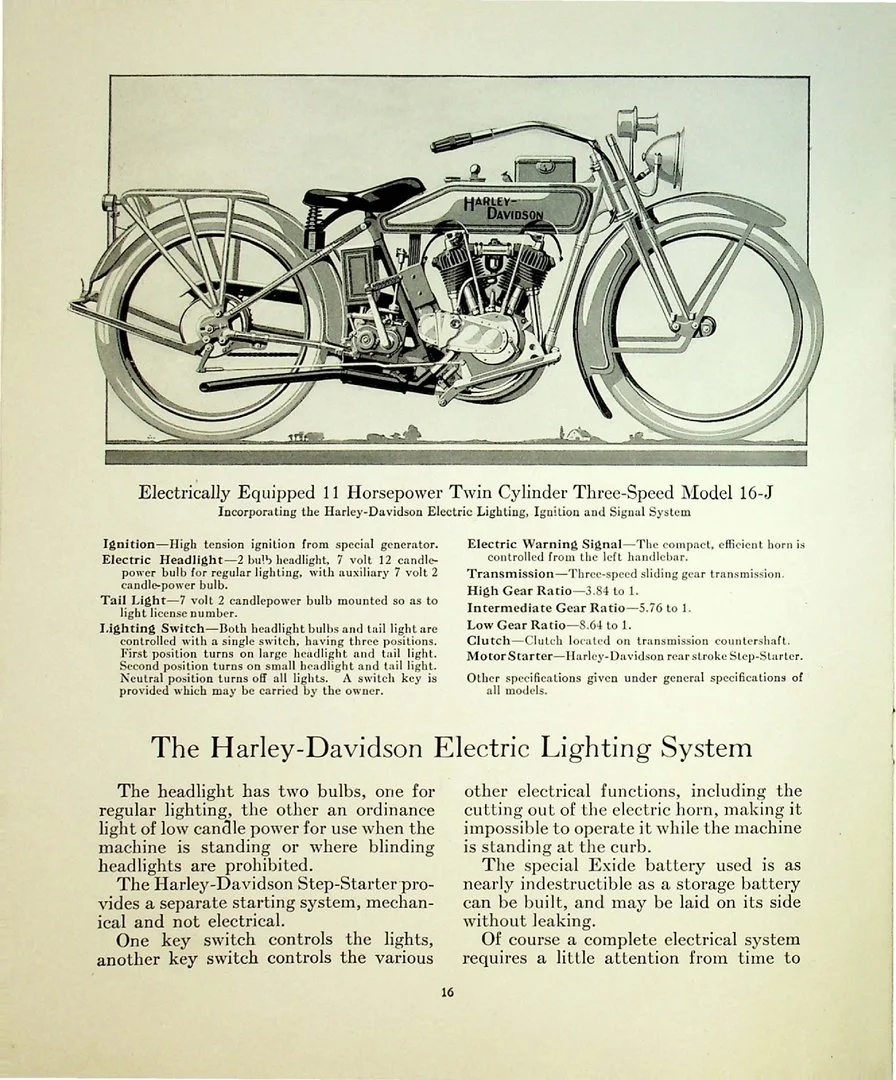 1916 Harley Davidson