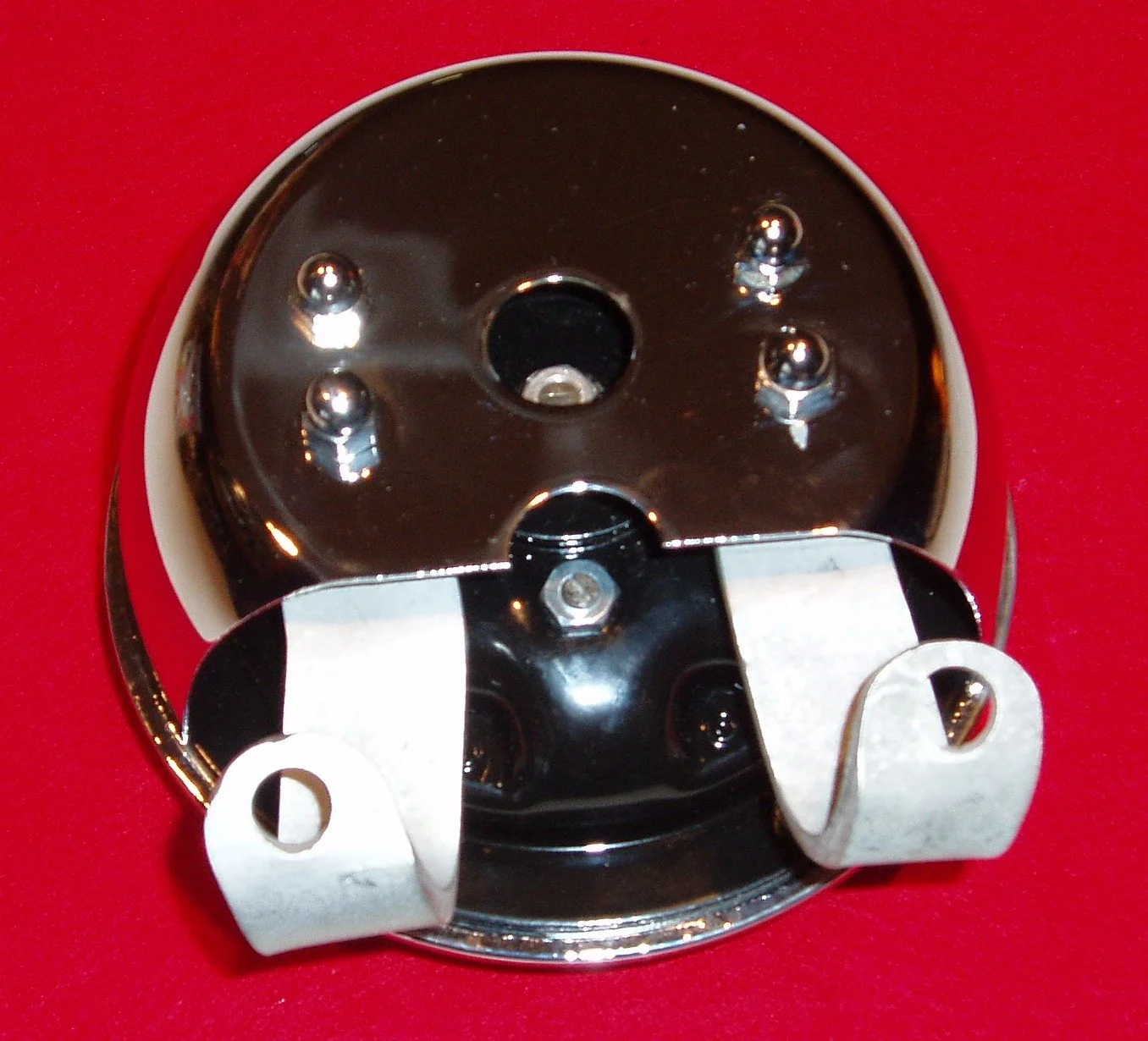 Rear of an Indian Autolite horn.