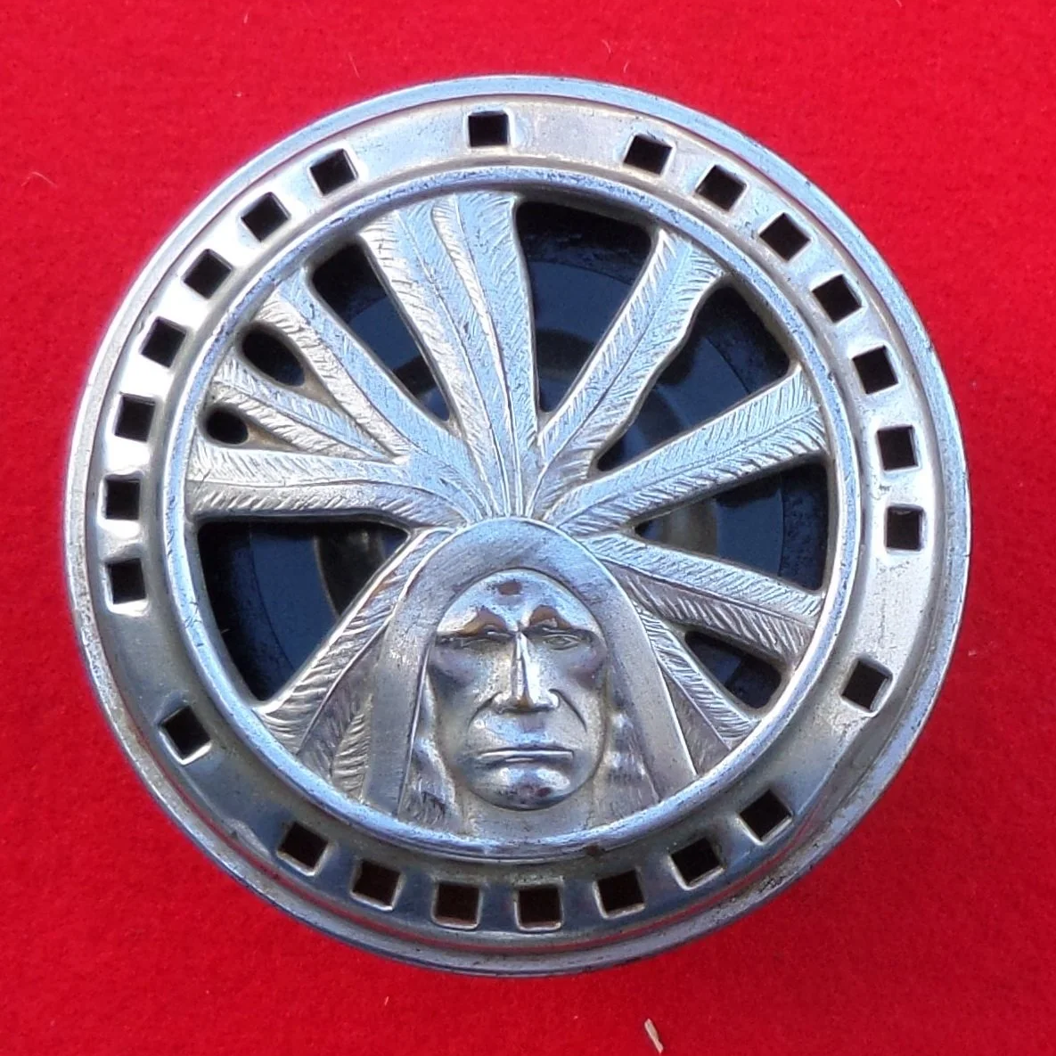 Indian feather face horn.  1934-1940 Indian models.