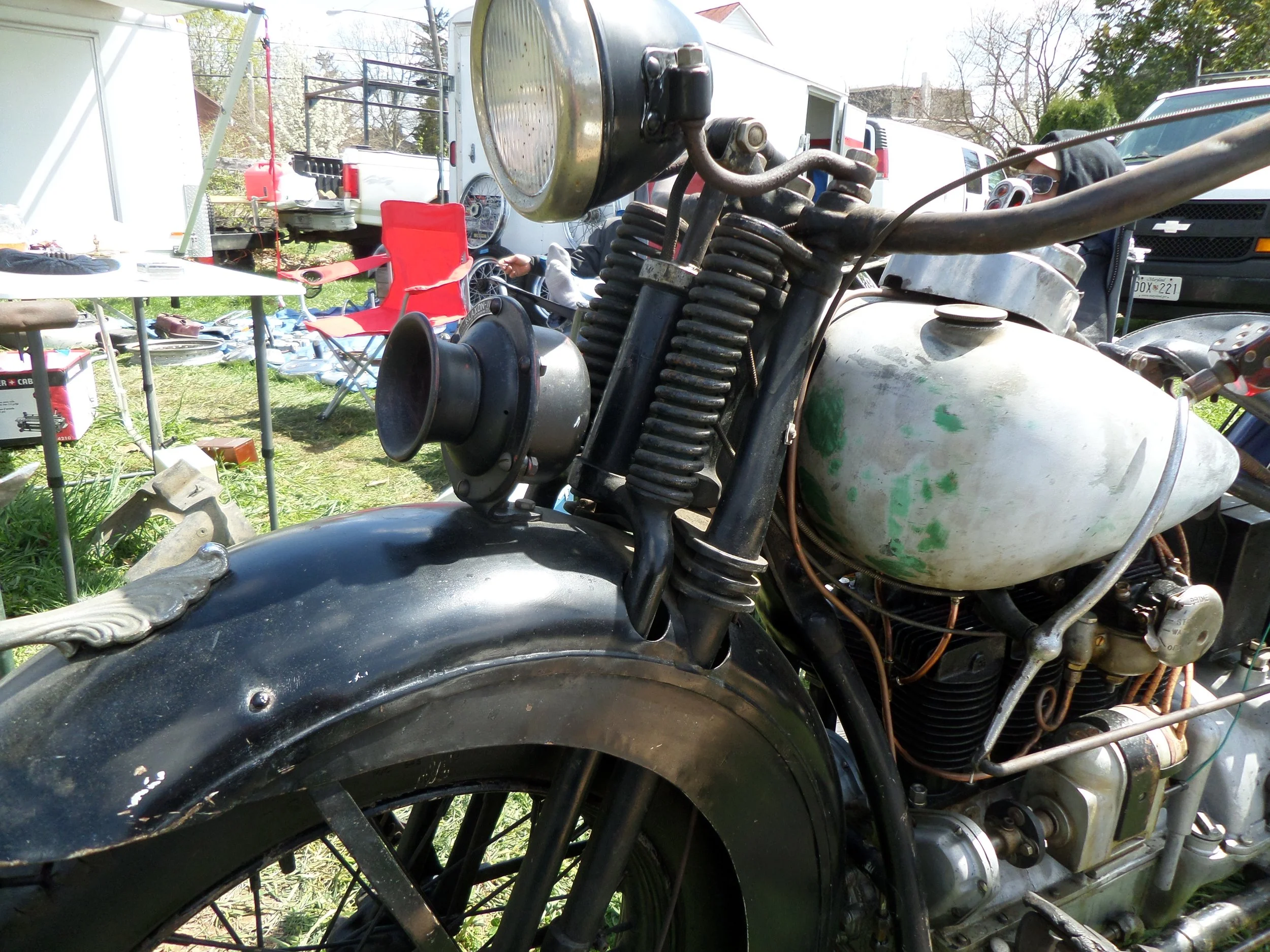 Klaxon-11 on a Henderson motorcycle.