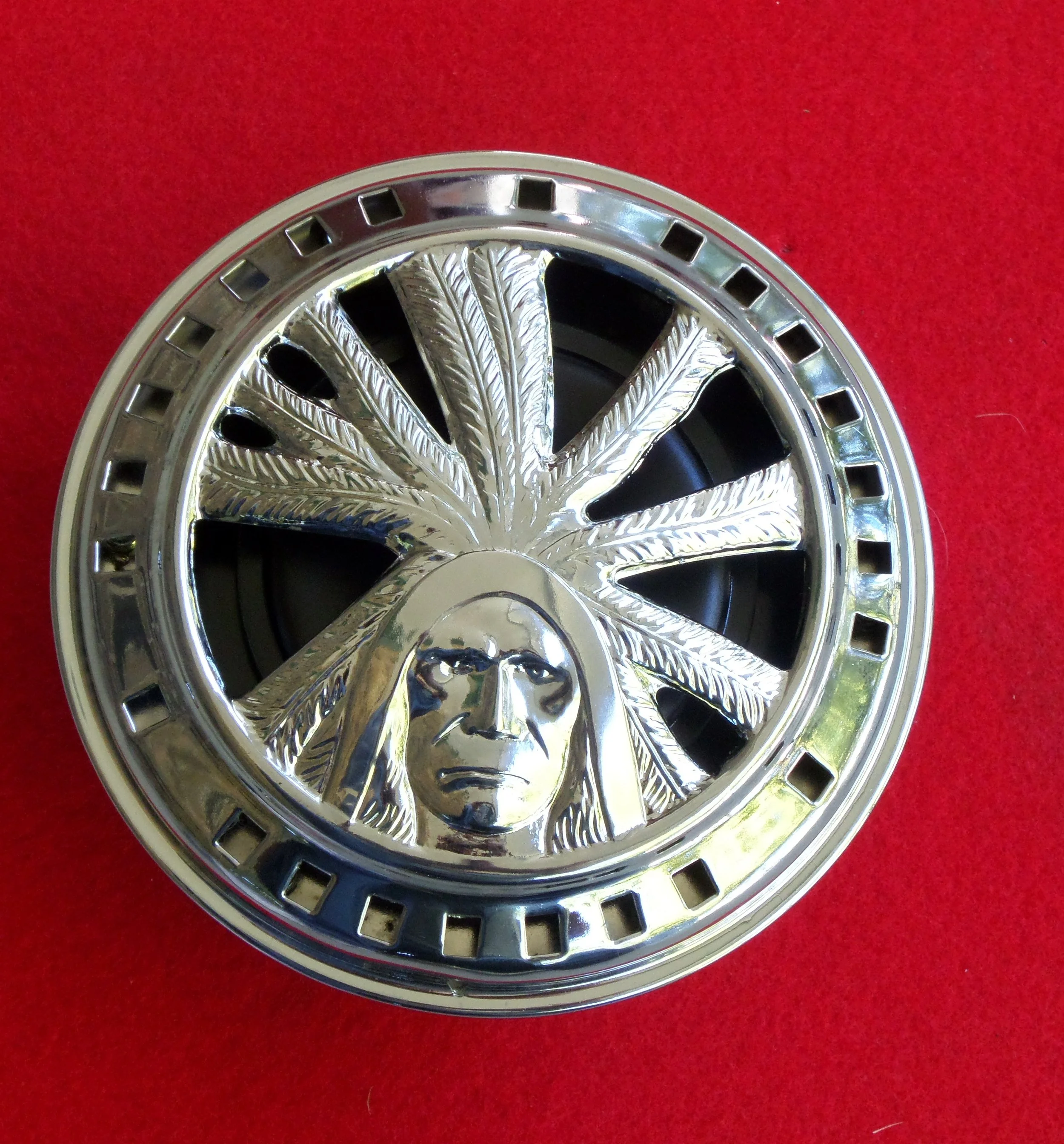 Indian feather face horn.  1934-1940 Indian models.