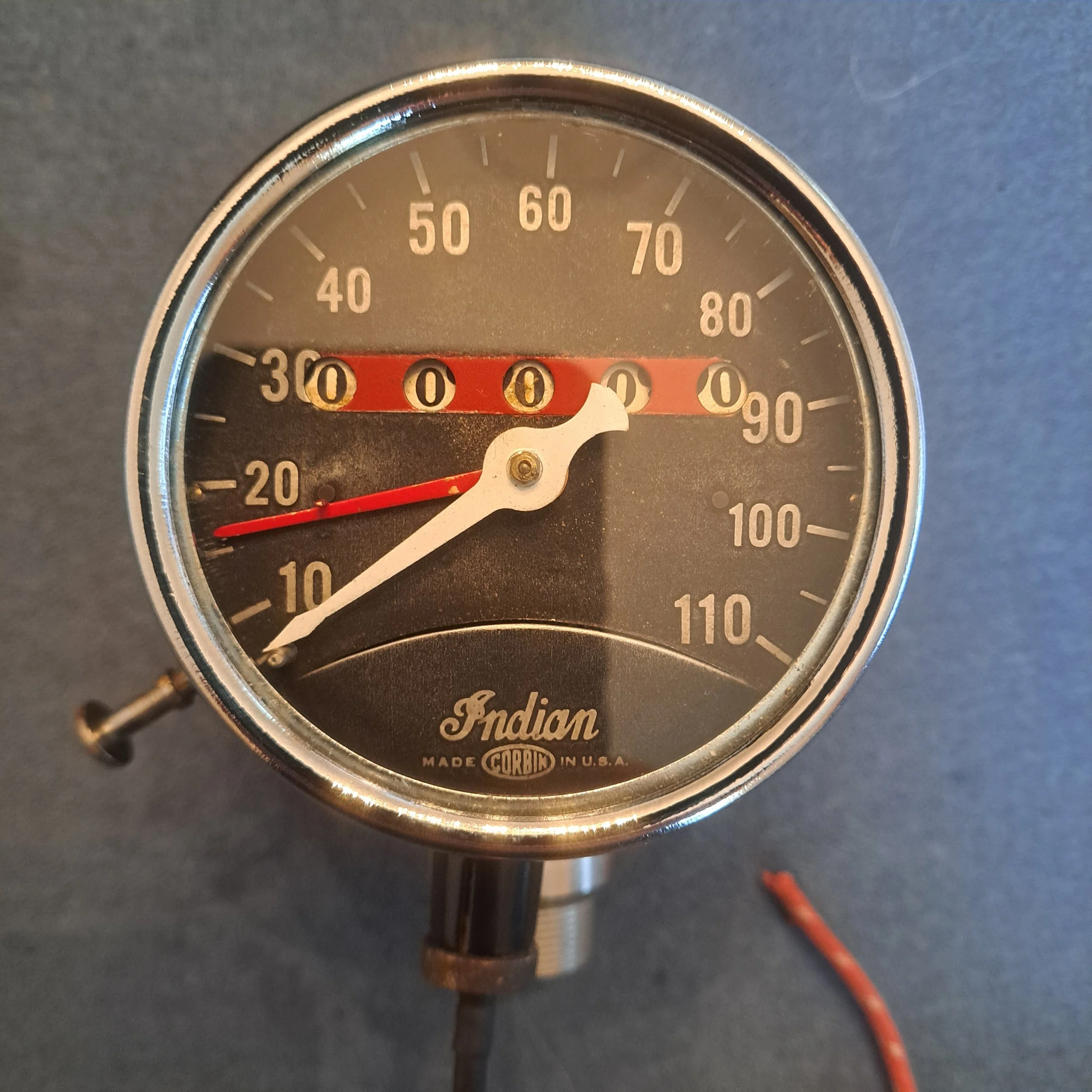 1946-1947 Indian Corbin Speedometer