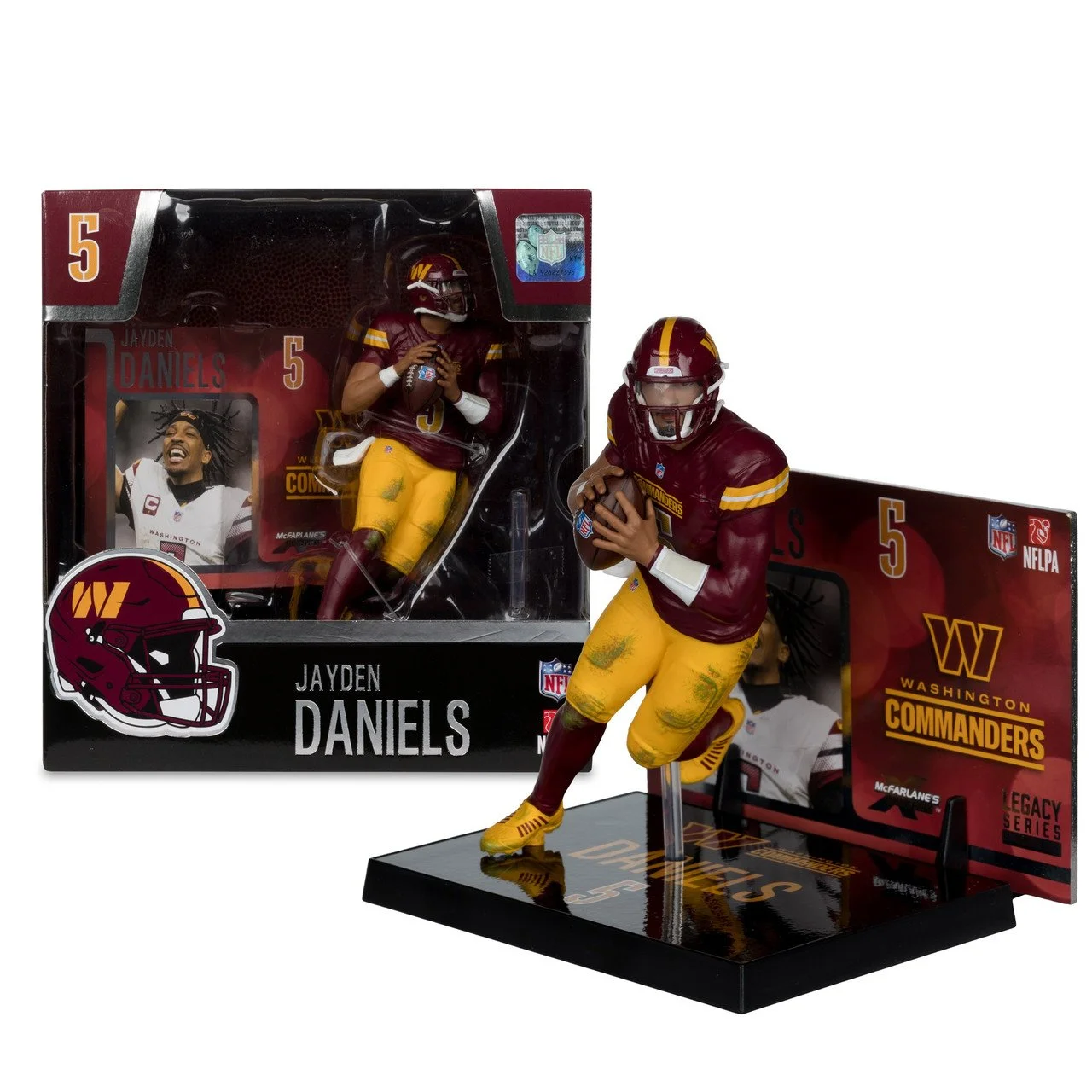 Jayden Daniels (Washington Commanders) NFL 7" Figure McFarlane Mcfarlane