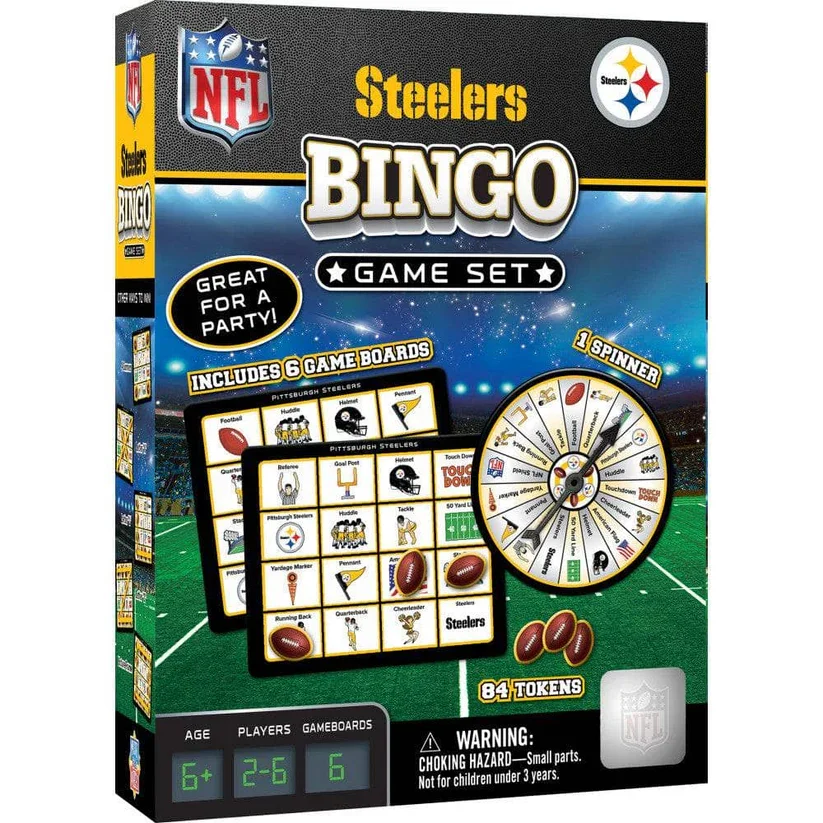 Pittsburgh Steelers NFL Bingo Game SKU: