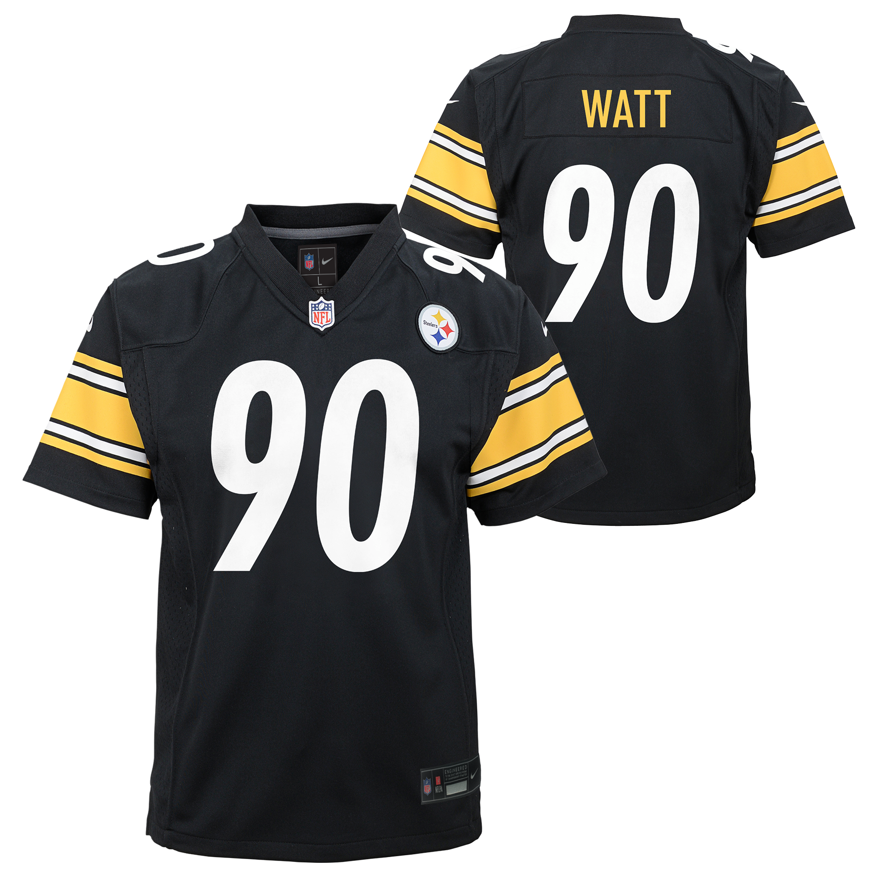 (Youth) Nike TJ Watt Pittsburgh Steelers Jersey
