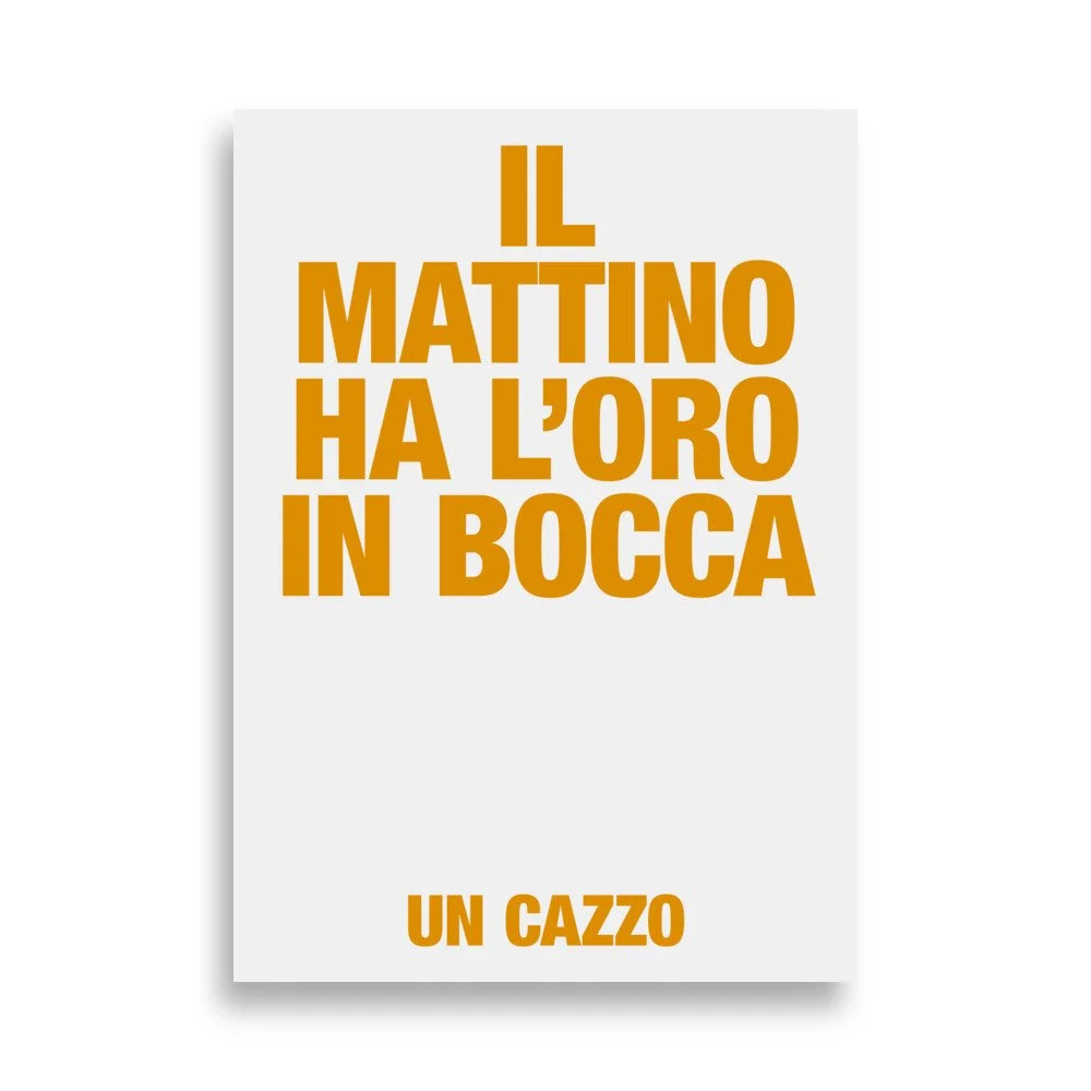 Il mattino ha l'oro in bocca