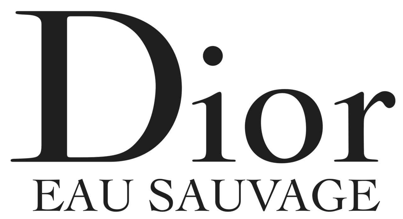 Logo Dior avec les mots « Eau Sauvage » en dessous