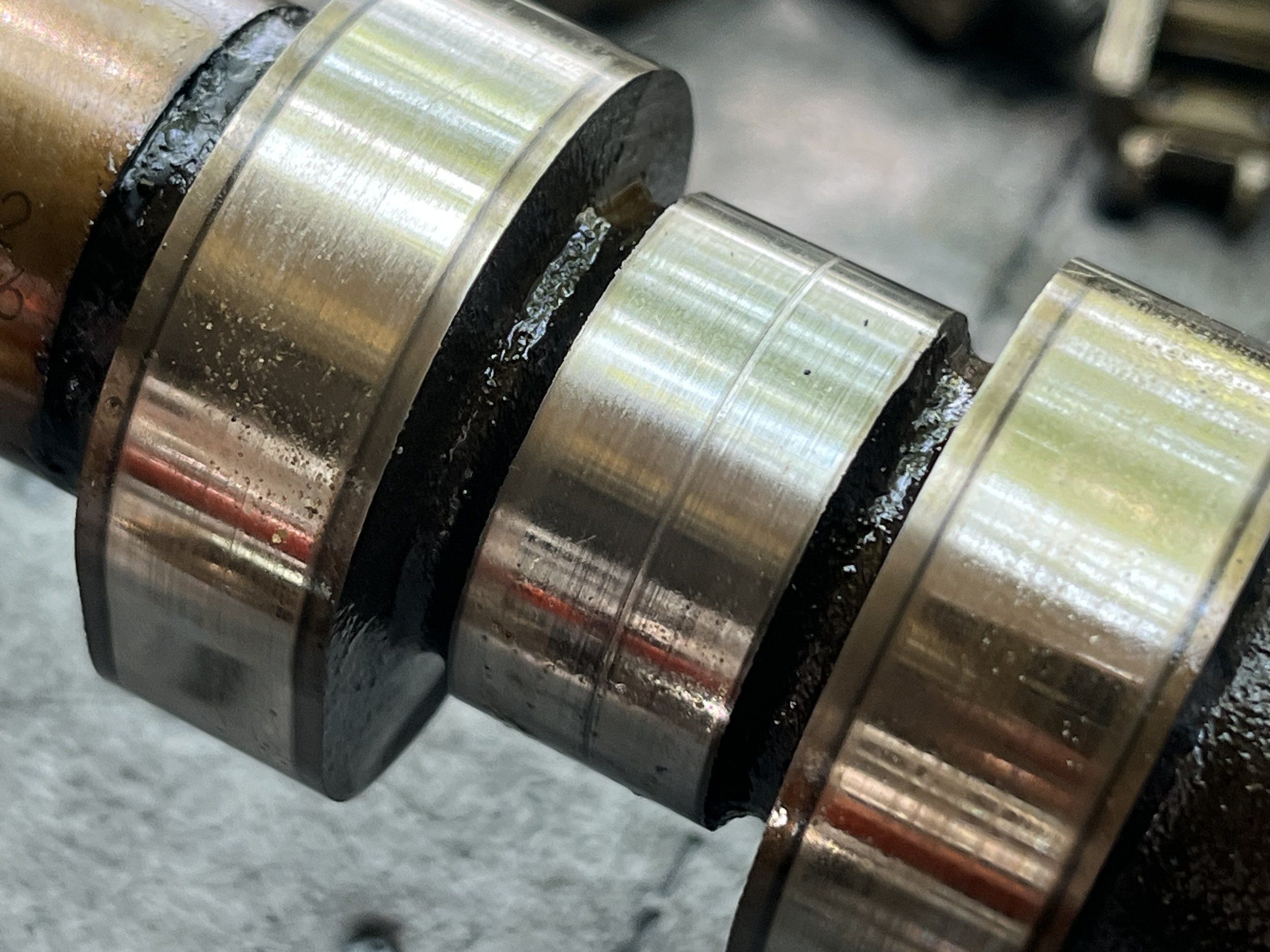 scored intake camshaft on Chevy trax