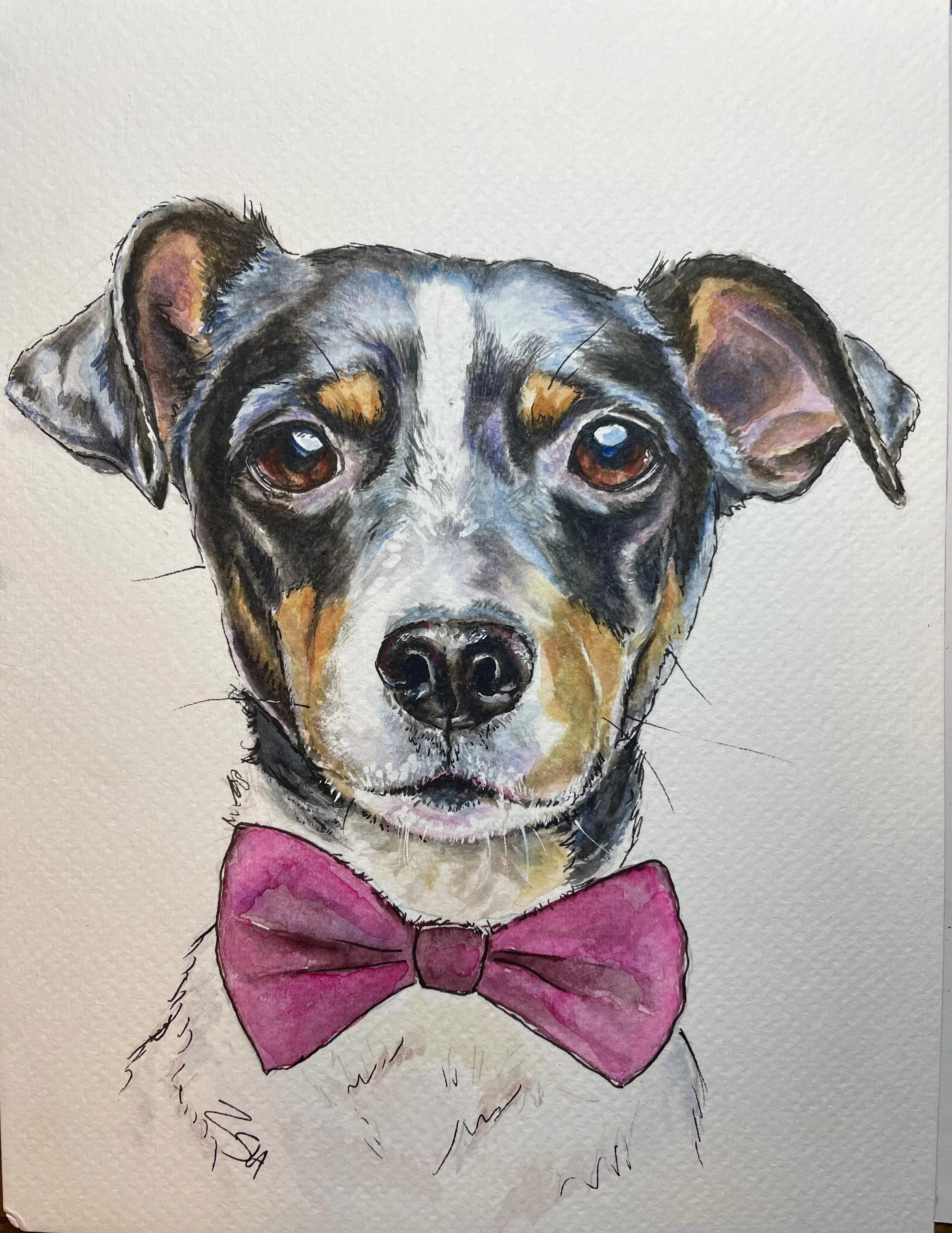 Dog with Bowtie