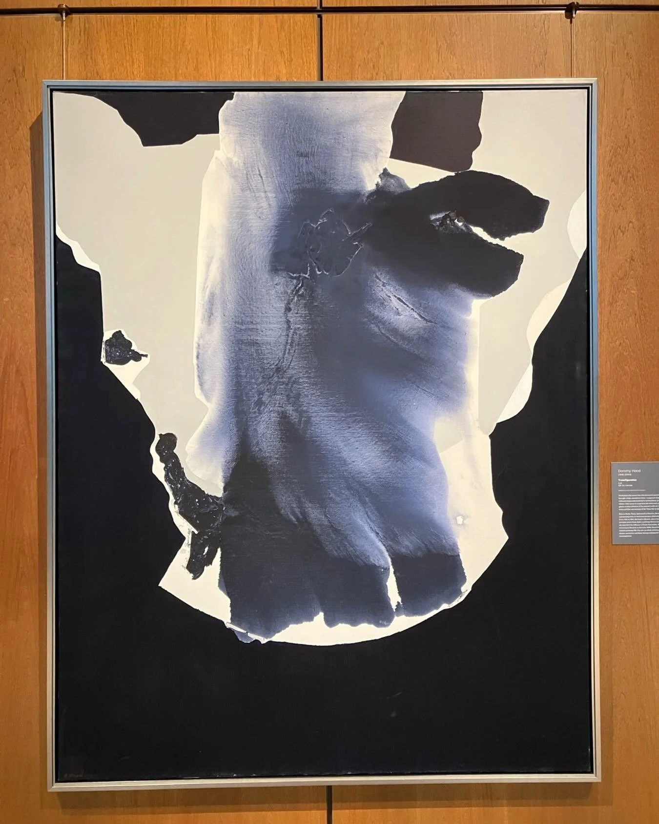 A new-to-me, Texas artist, Dorothy Hood. Wow! 🤩 

So much goodness is happening in this painting. The Carter's excellent wall text tells me Hood was a "pioneering voice in American post-war abstraction." Can't wait to learn more about her 