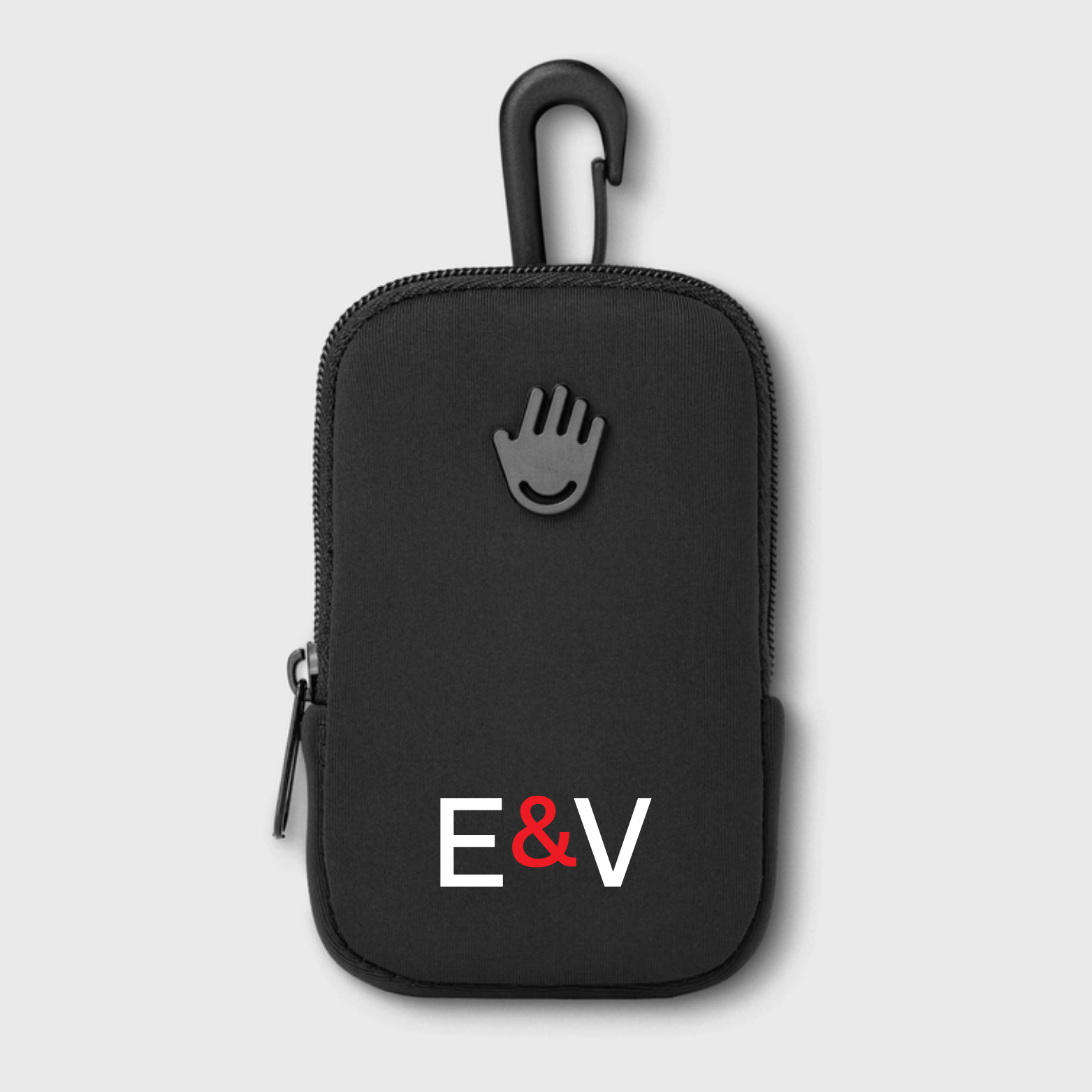 E&V Touchland Black Touchette Pouch – Branded Luxury On the Go
