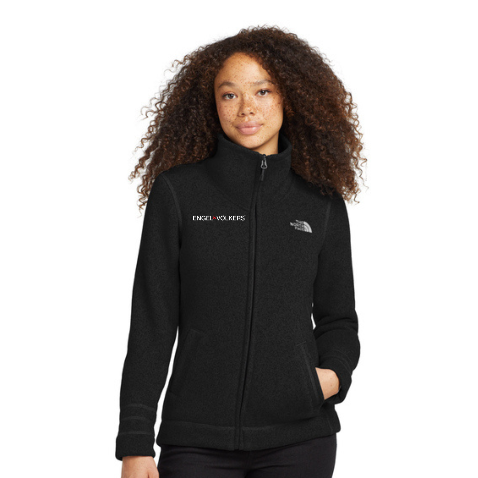 The North Face® Women’s Sweater Fleece Jacket – Modern Warmth, Elevated Fit
