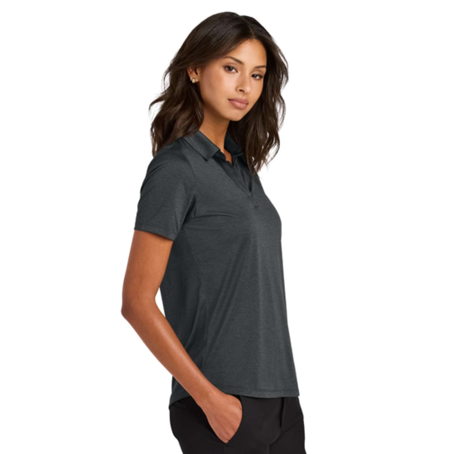 Women’s Recharge Jersey Polo – Sleek, Soft, and Effortlessly Refined