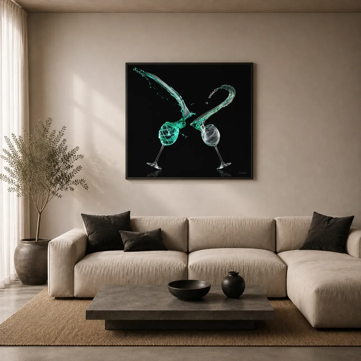 Water Splash - Green swan - mockup.webp