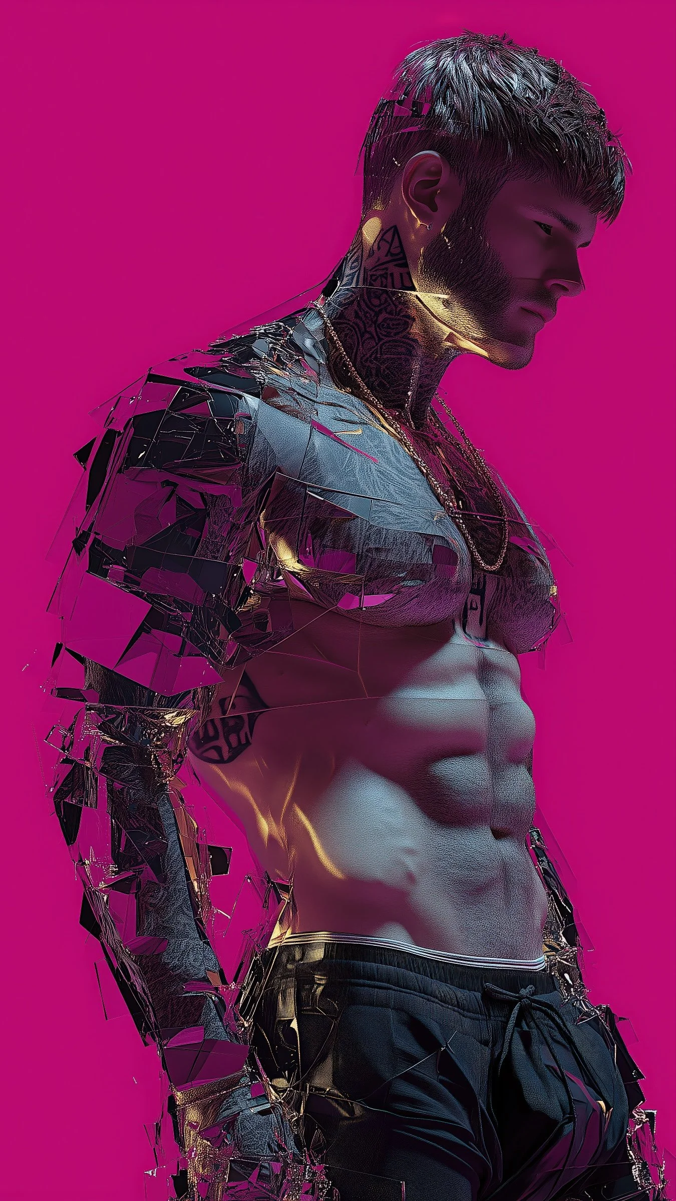KINETIC 001 — Dirt & Divine athletic masculine movement study, kinetic body art alt1