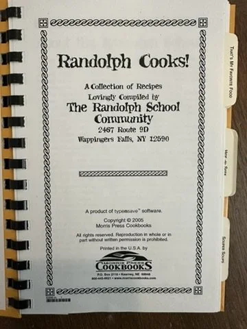 Vintage Randolph Community Cookbook