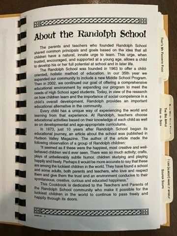 Vintage Randolph Community Cookbook