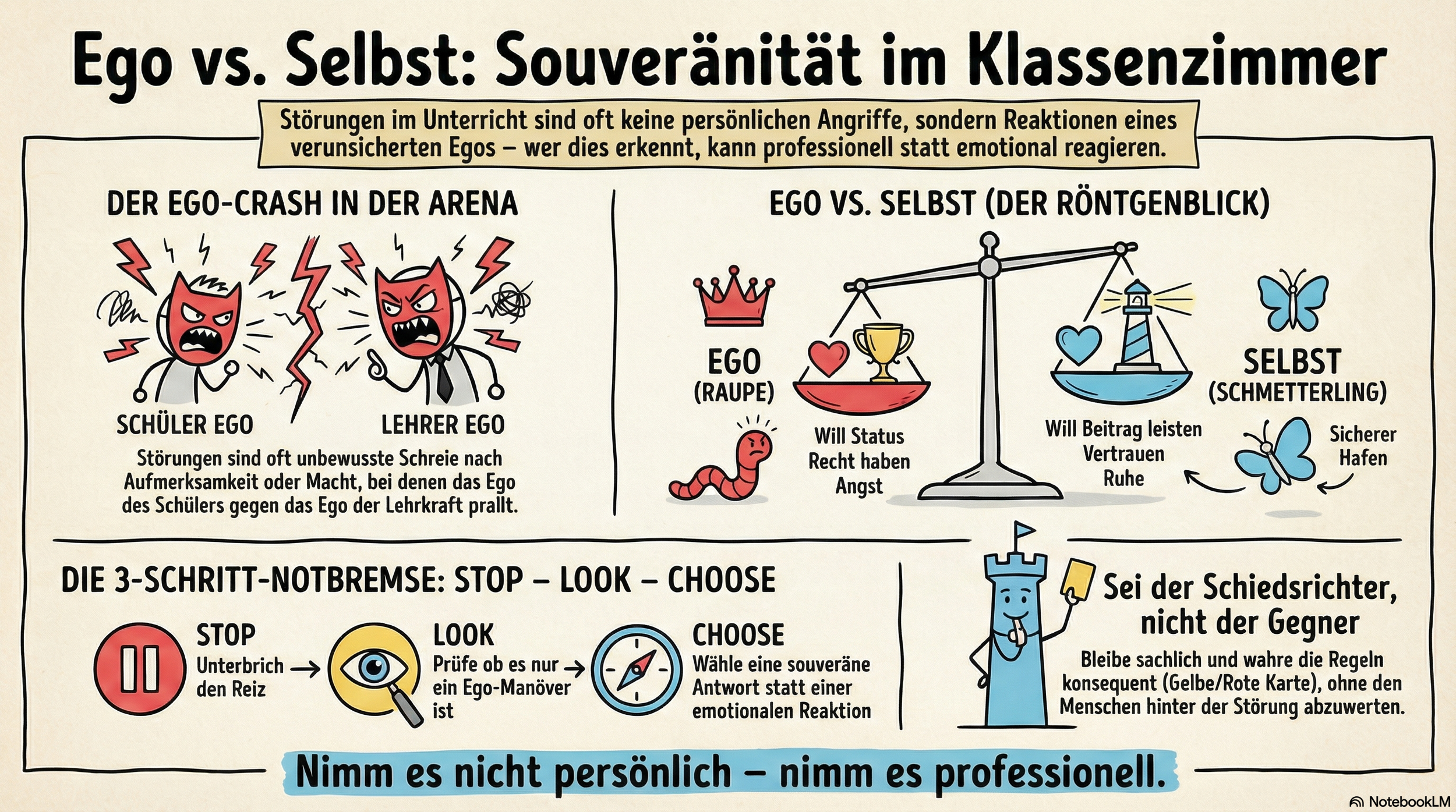 Das Ego im Klassenzimmer: Warum Schüler stören – und warum du es niemals persönlich nehmen darfst
