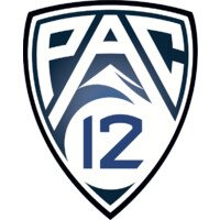 Pac-12 logo with a shield design and the number 12