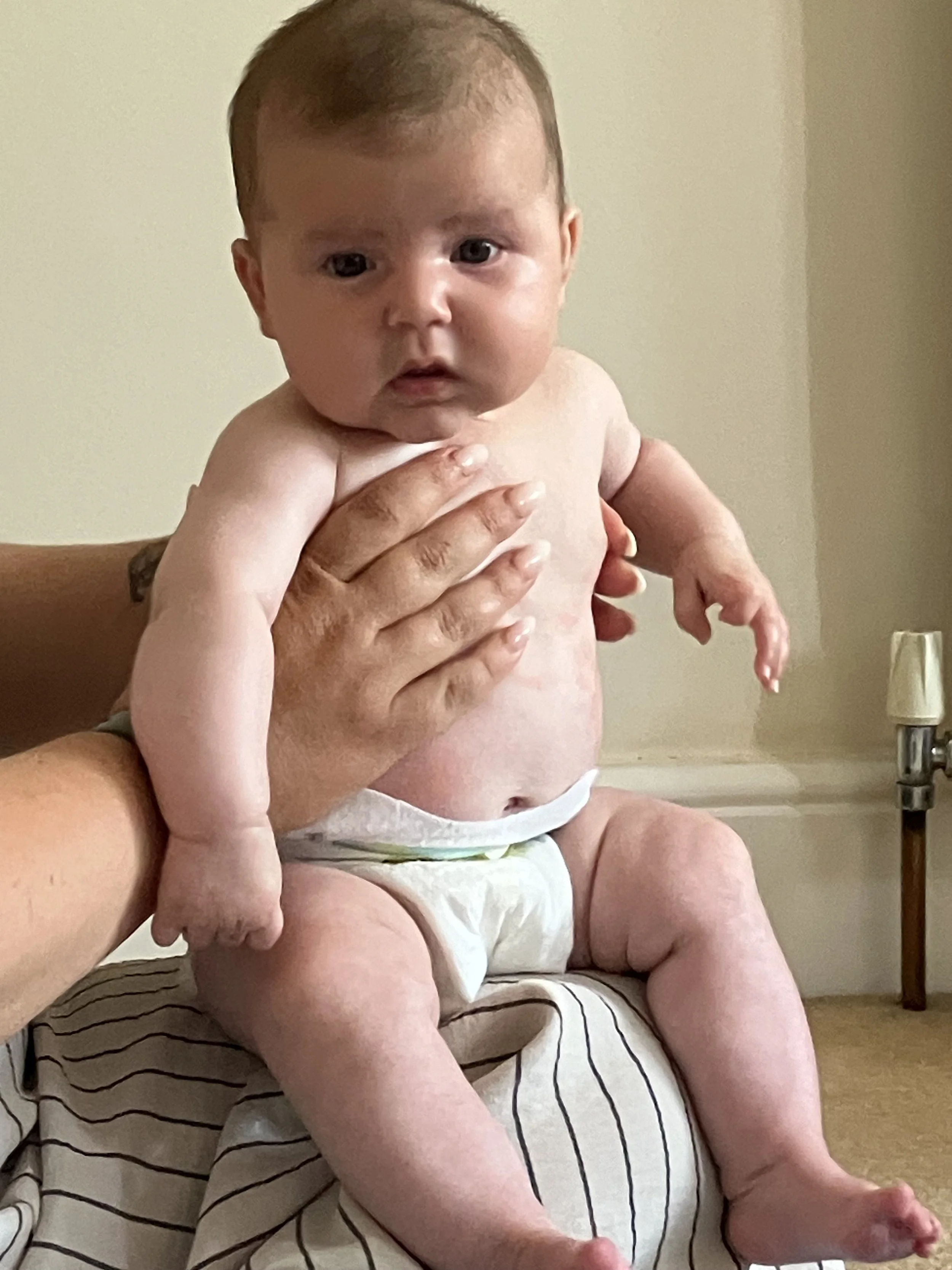 photo baby sitting louise sister.jpeg